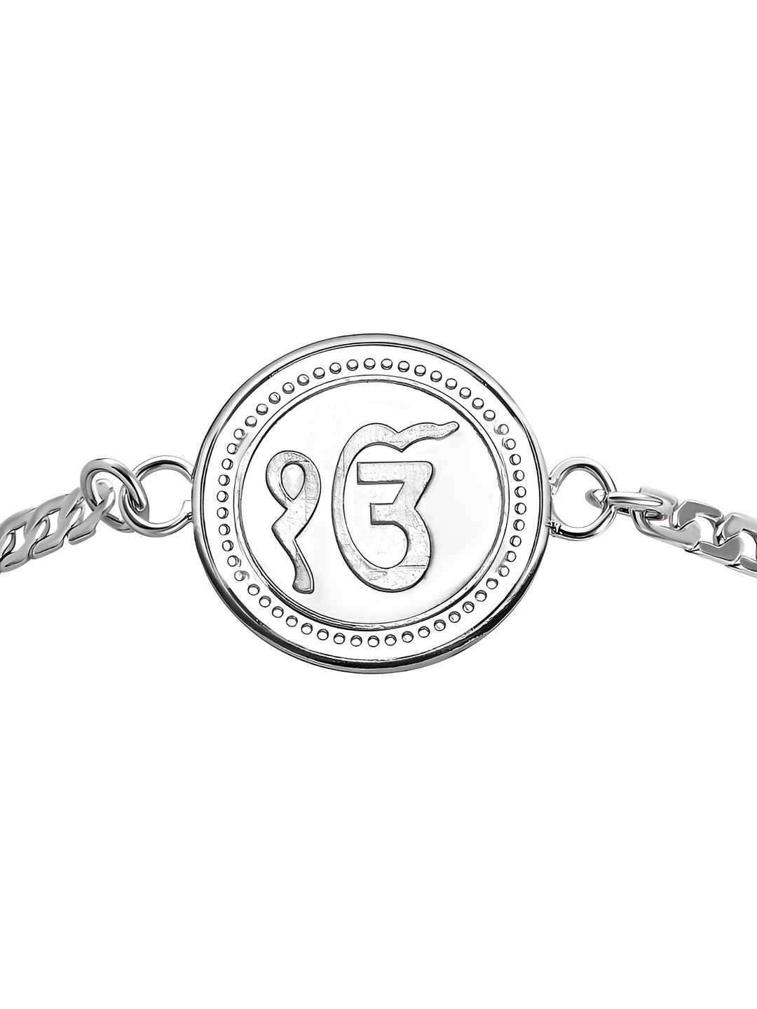 Pray Everyday Unisex Sterling Silver Silver-Plated Wraparound Bracelet
