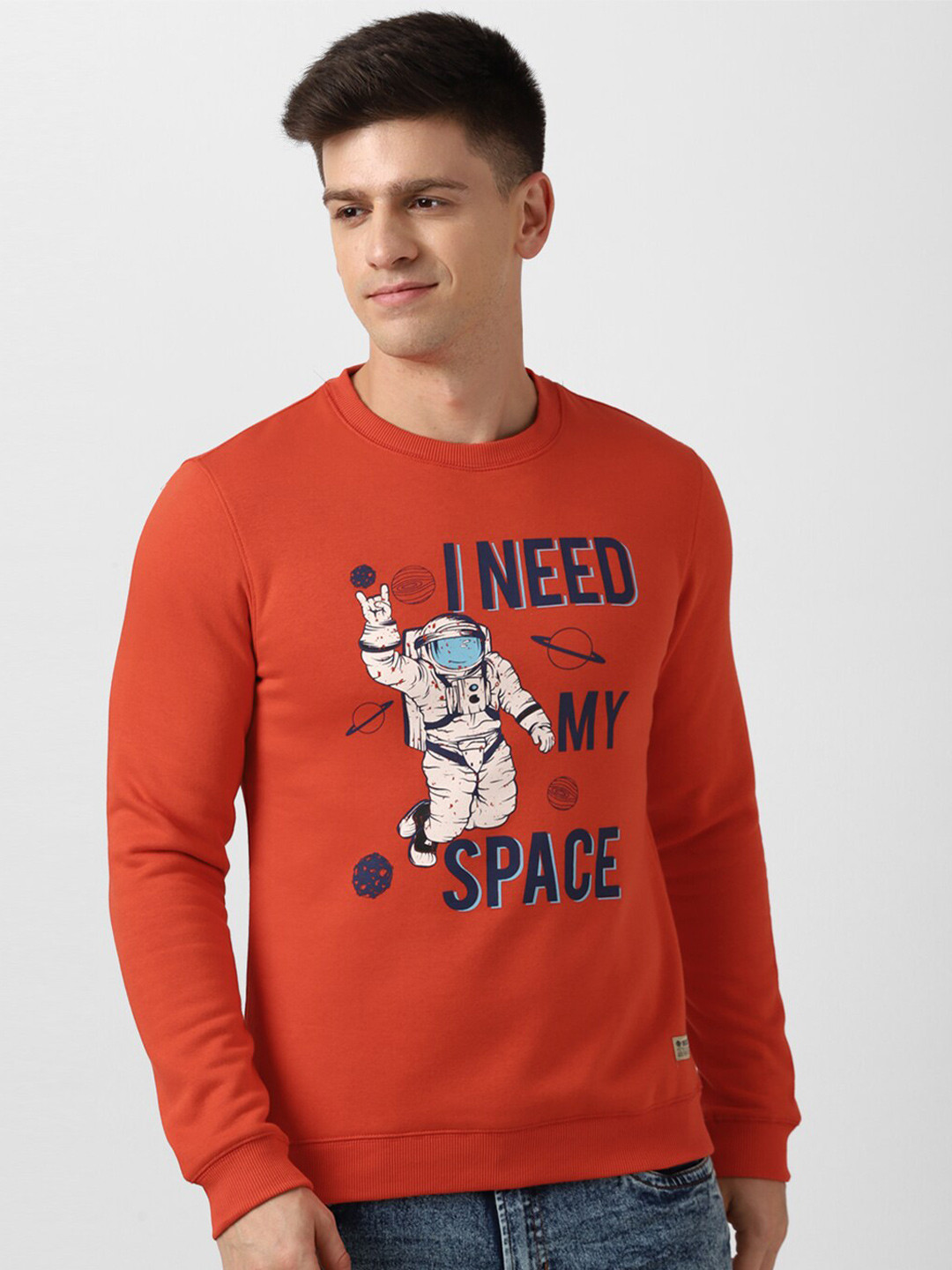 PETER ENGLAND UNIVERSITY Graphic Printed Sweatshirt