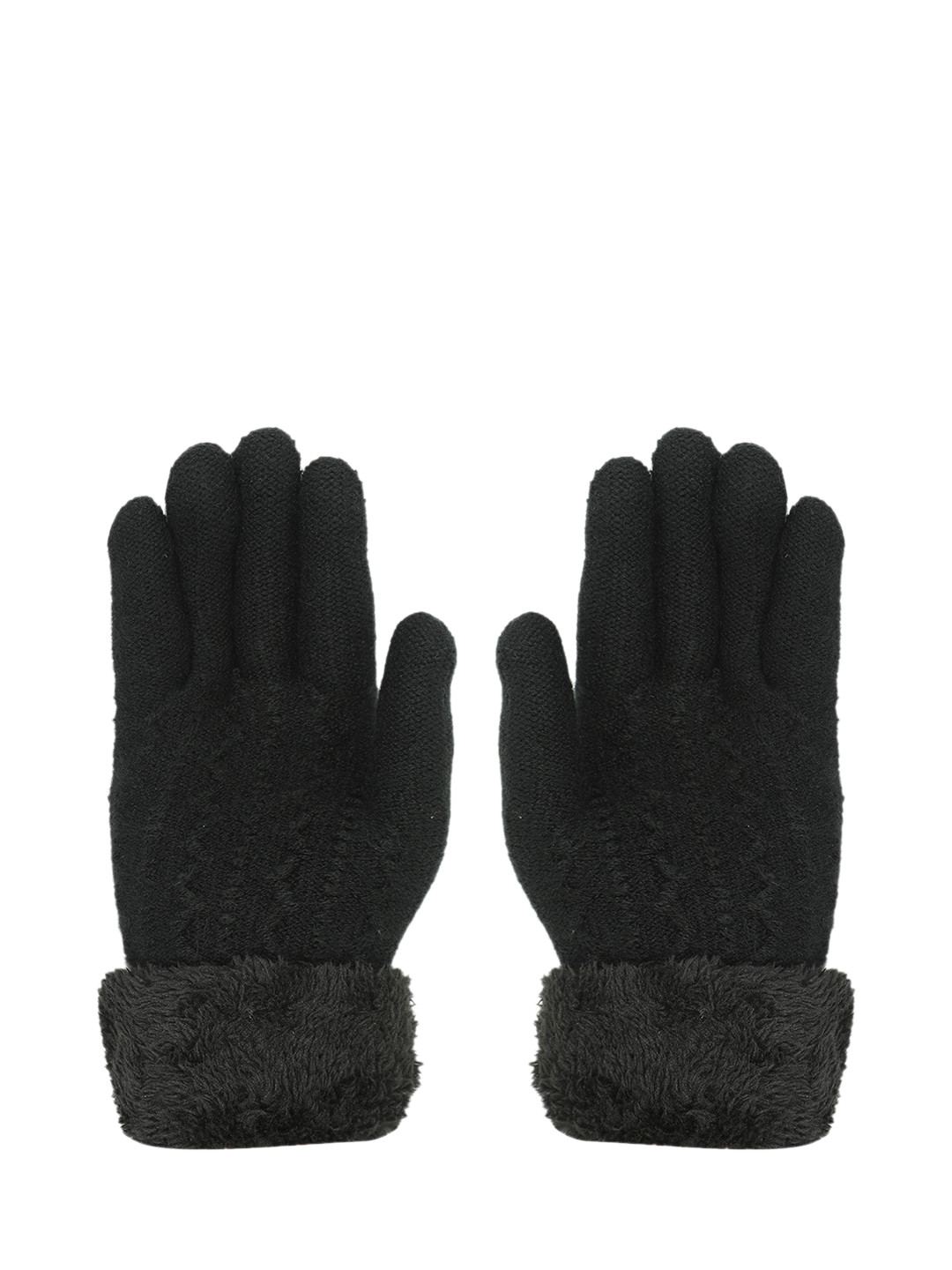 FabSeasons Kids Patterned Acrylic Fleece Gloves