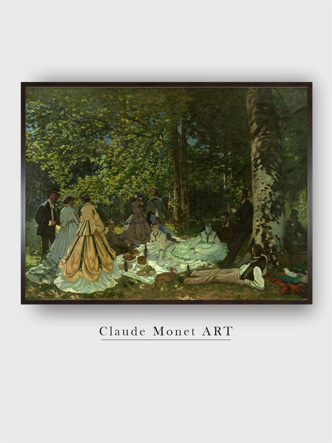 The Art House Green The Picnic Painted Framed Wall Art