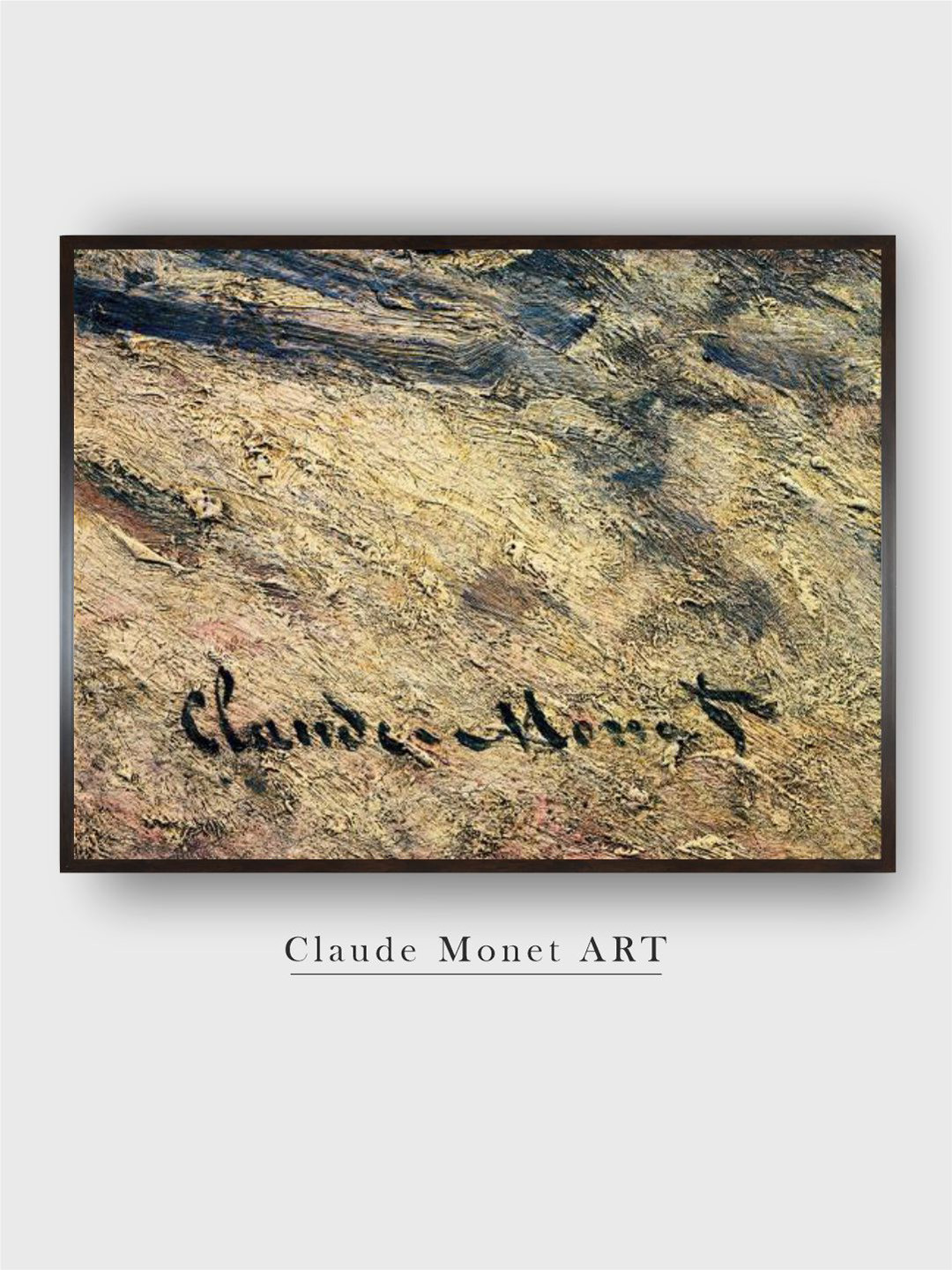 The Art House Brown The Magpie Painted Wall Art