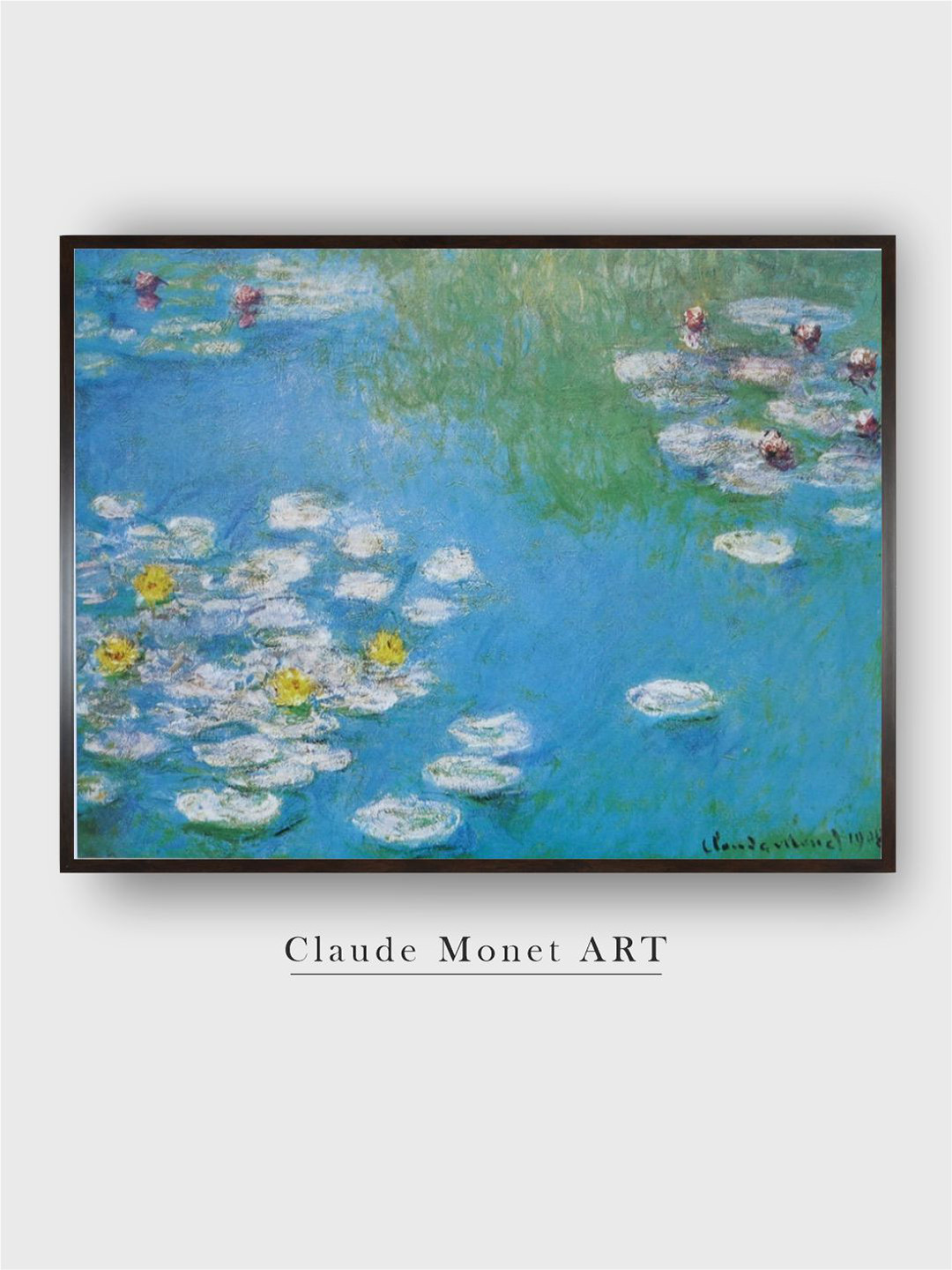 The Art House Blue & Green Amsterdam Painted Wall Art