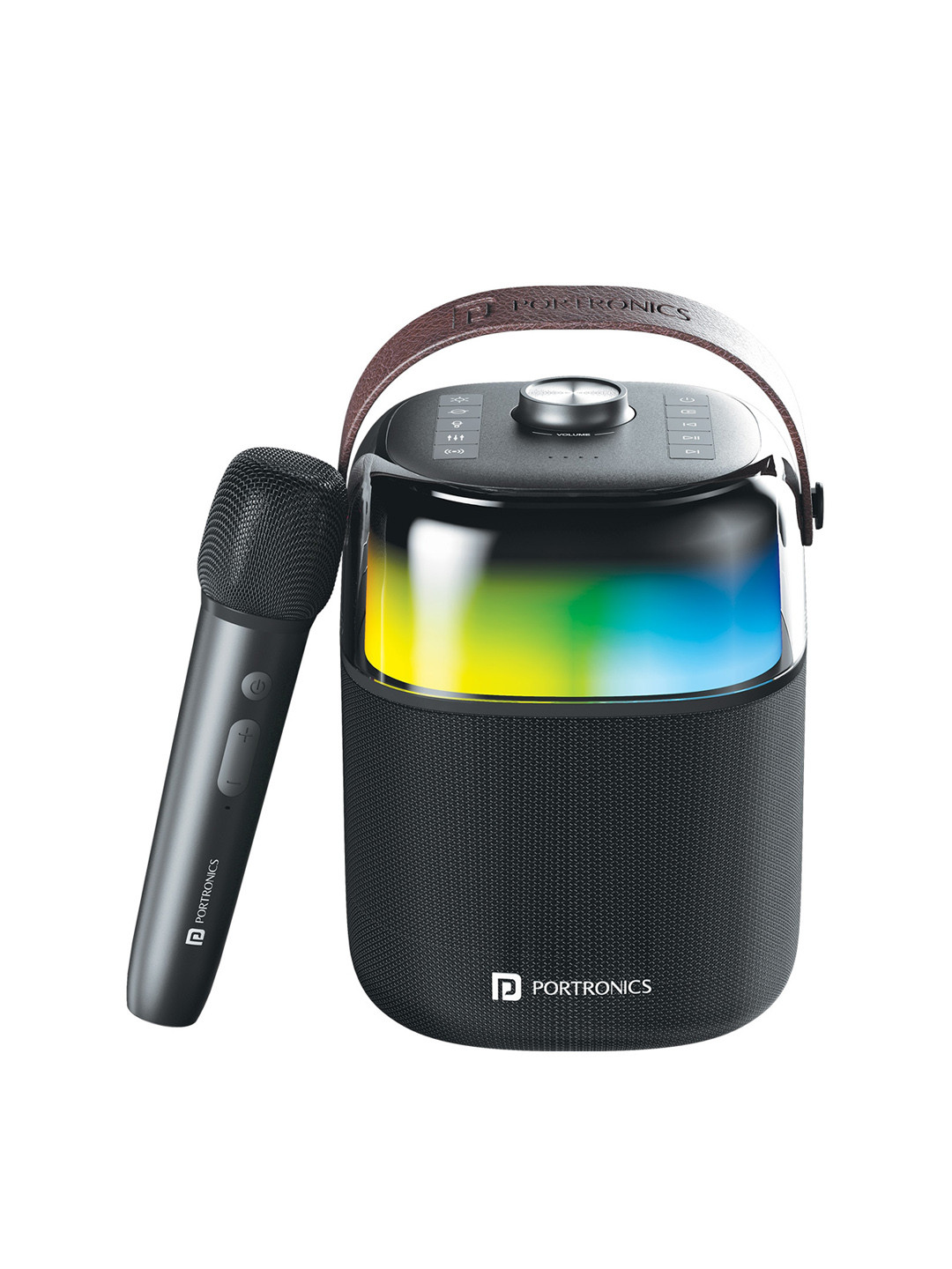 Portronics Dash 4 50W Wireless Bluetooth Speaker with Karaoke Mic