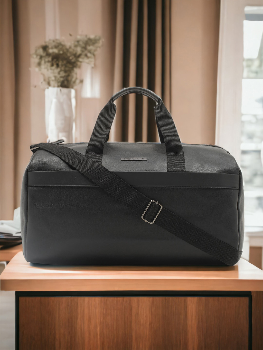 Police Textured Weekender Duffel Bag