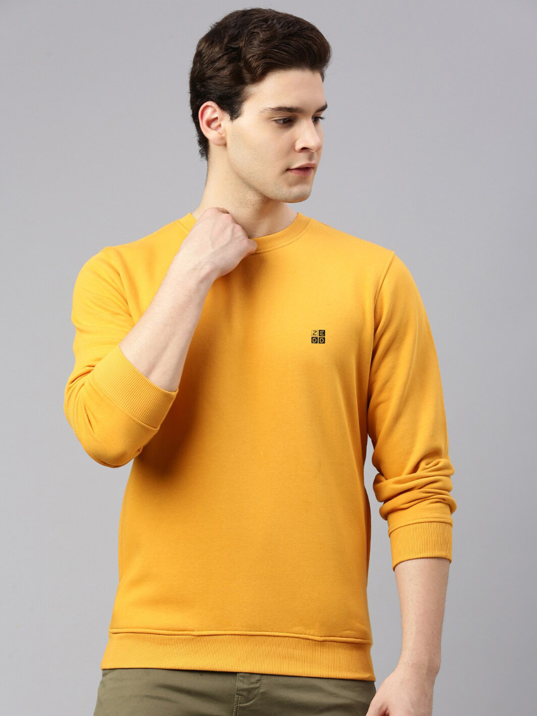 ZEDD Long Sleeve Fleece Pullover Sweatshirt