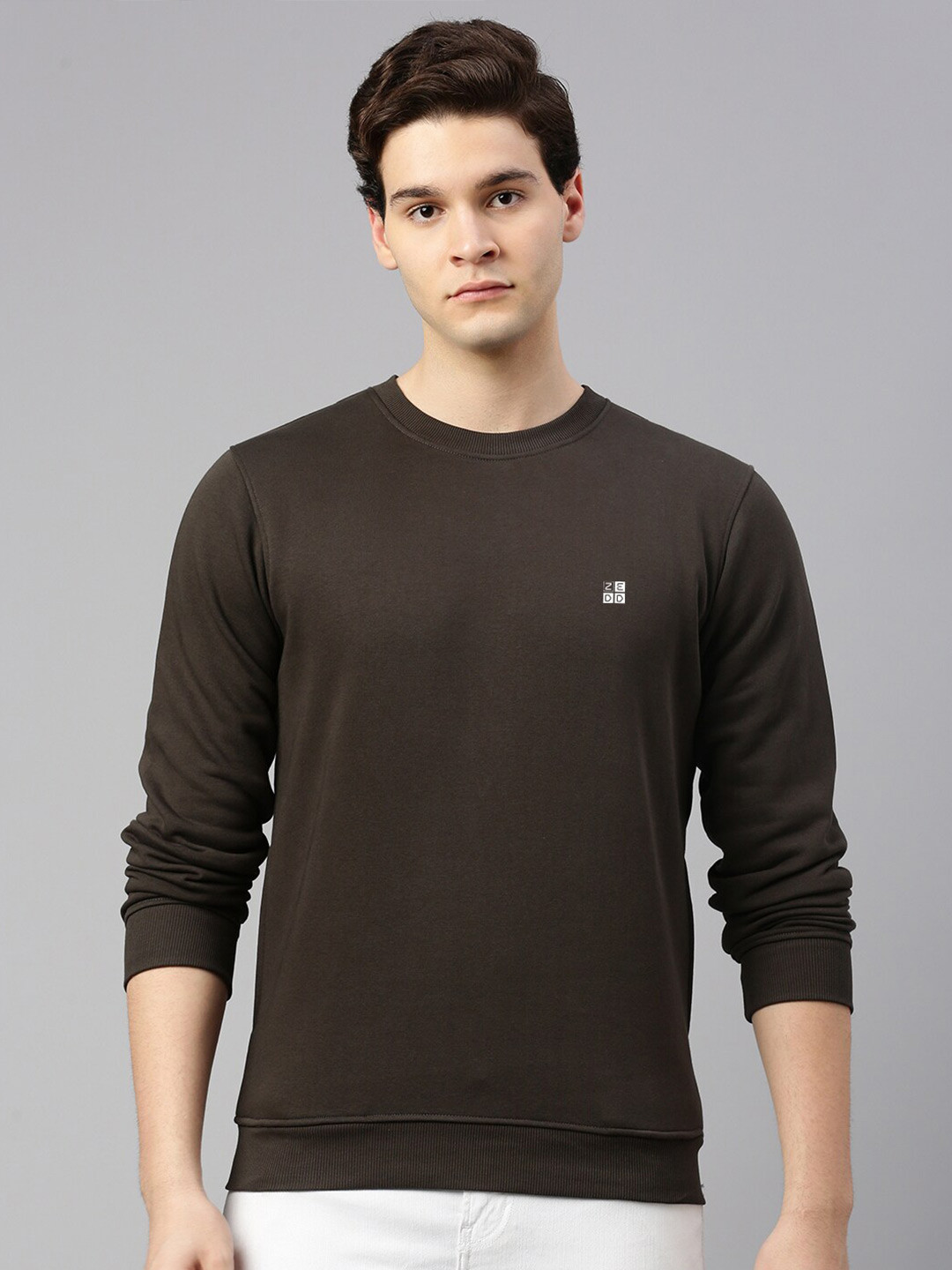 ZEDD Cotton Fleece Pullover Sweatshirt
