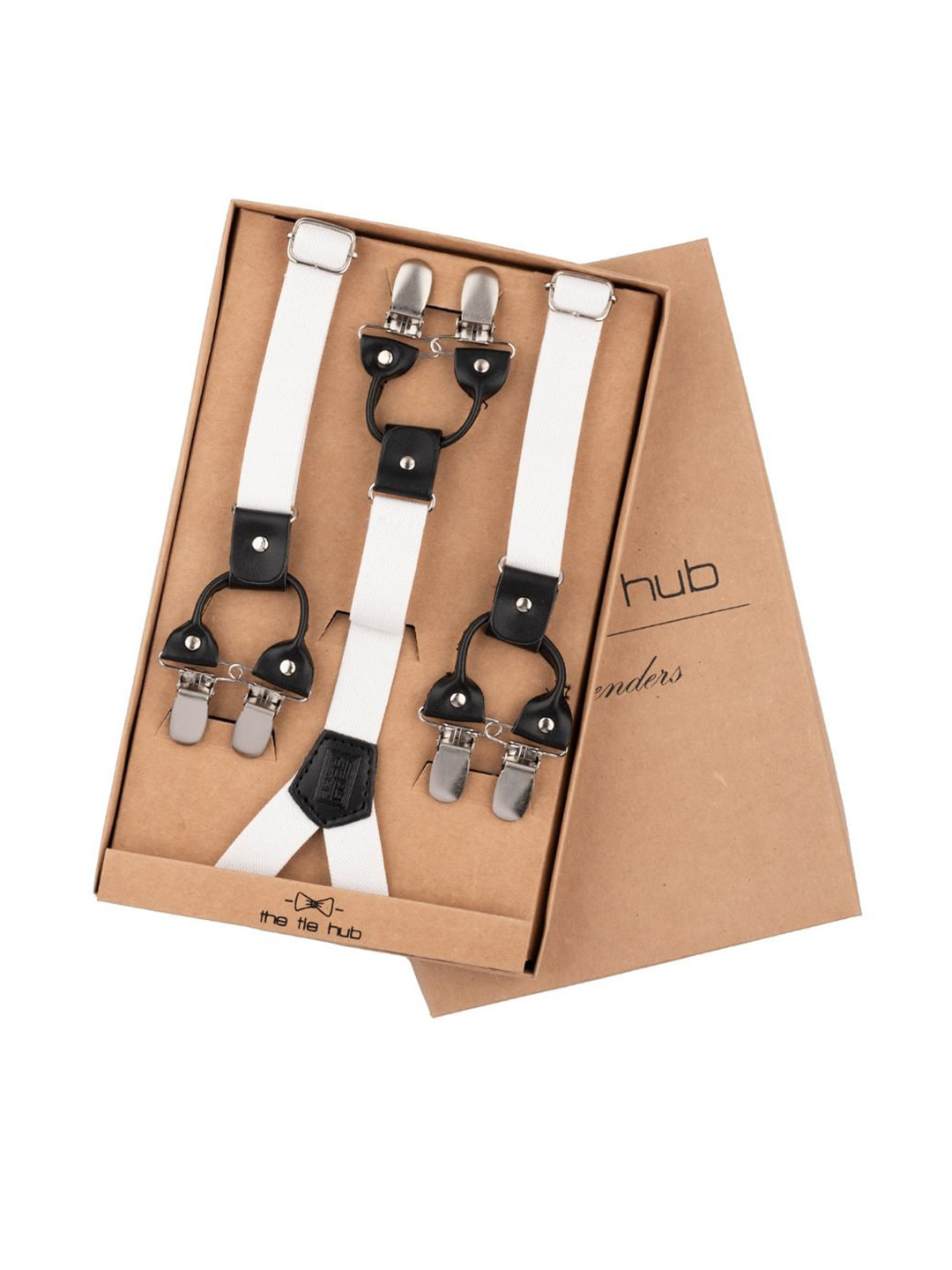 The Tie Hub Men Y Back Slim Suspender