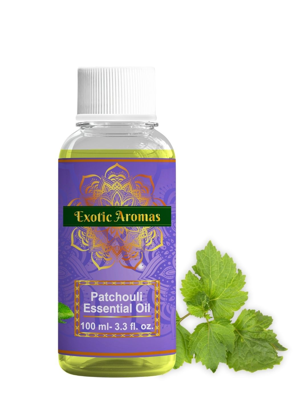 EXOTIC AROMAS Patchouli Essential Oil For Healthy Hair Face Skin & Diffuser 100ml