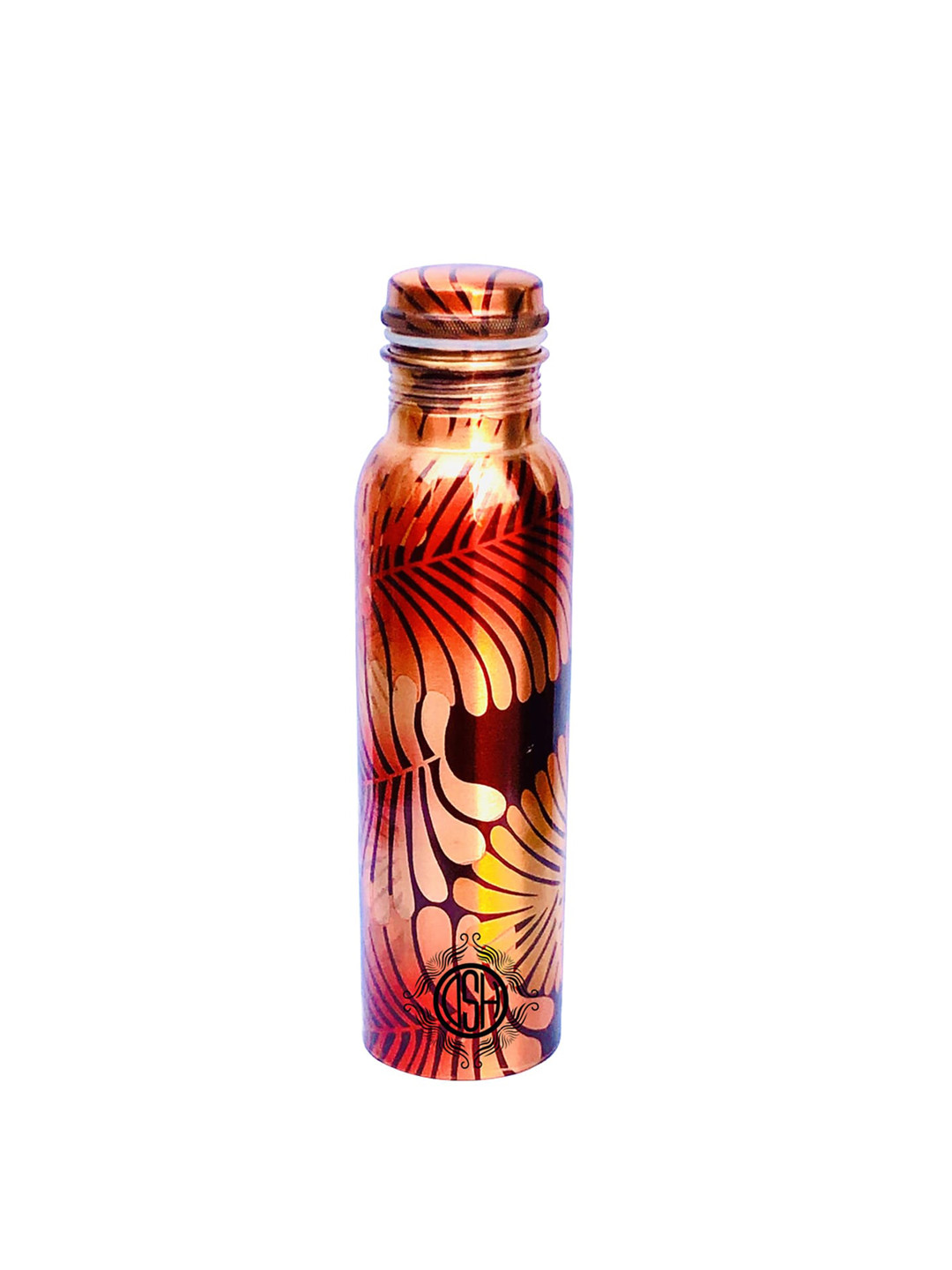 DSH Crafting Your Curiosity Brown Tropical Copper Single Wall Vacuum Water Bottle - 800ml