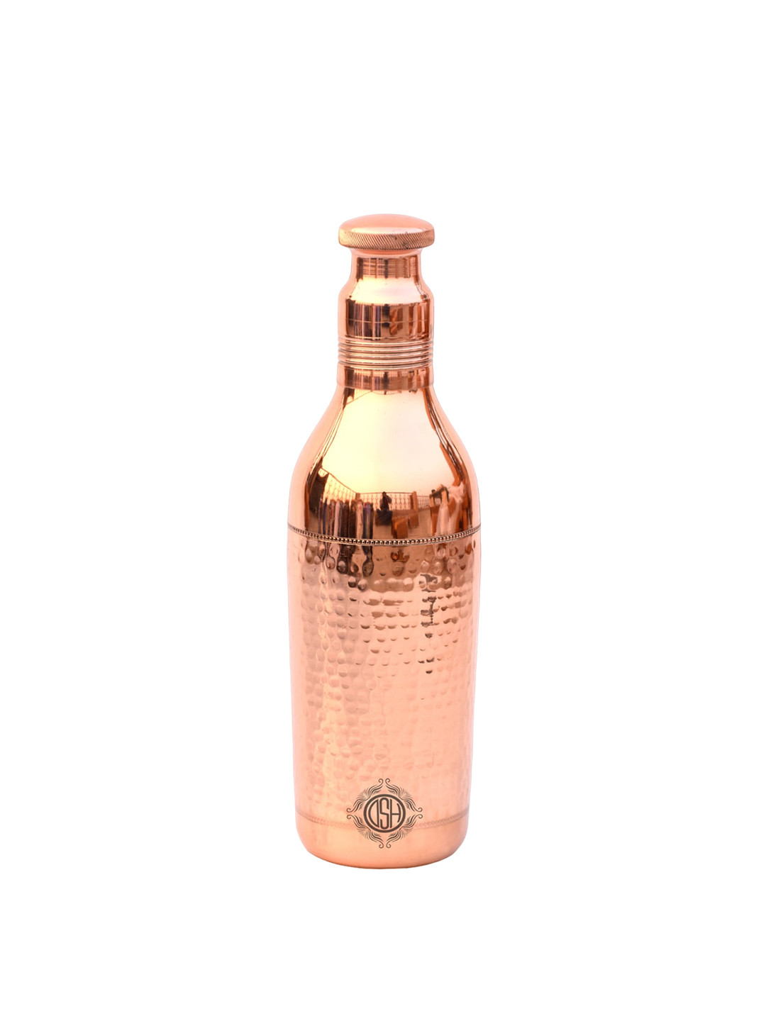 DSH Crafting Your Curiosity Brown Brand Logo Copper Single Wall Vacuum Water Bottle - 1.4L