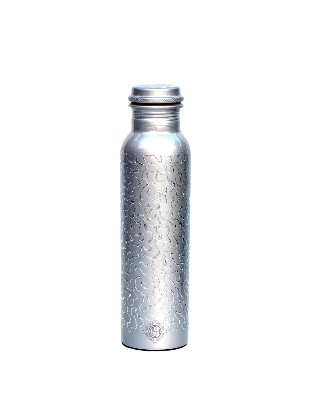 DSH Crafting Your Curiosity Silver Brand Logo Copper Airtight Water Bottle - 950ml