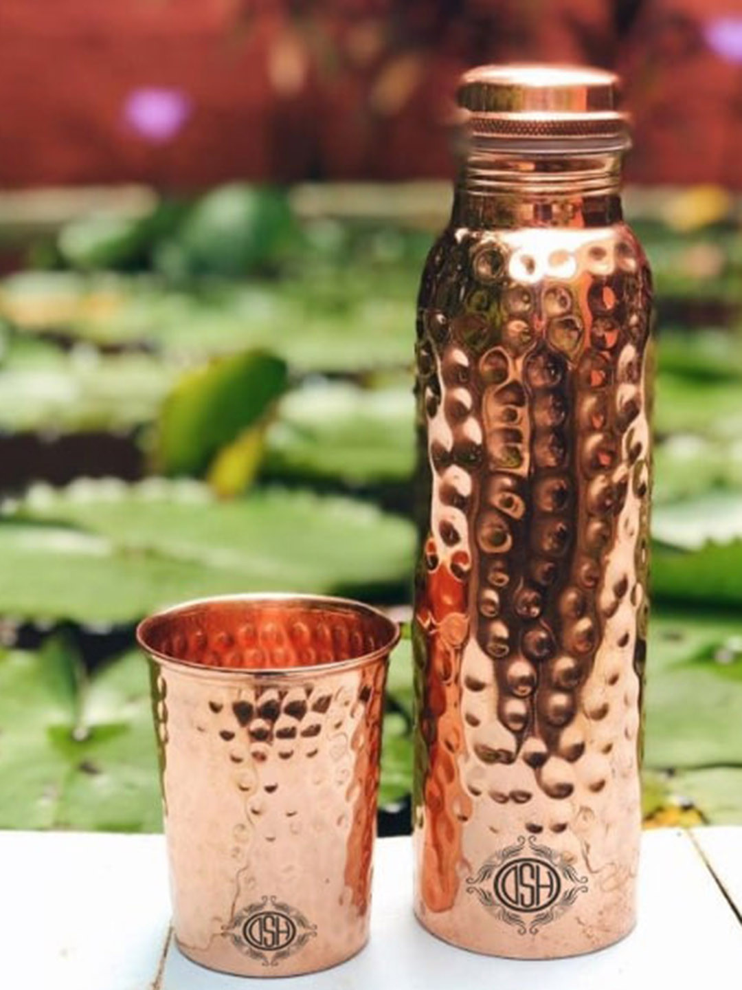 DSH Crafting Your Curiosity Brand Logo Copper Single Wall Vacuum Water Bottle - 950ml