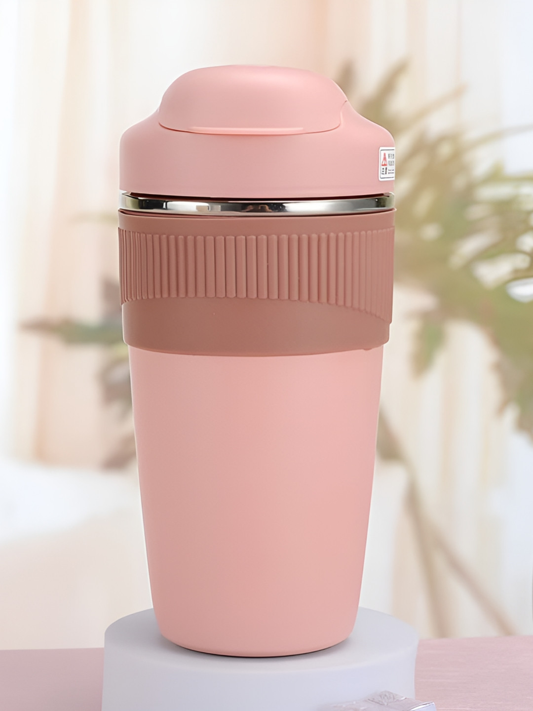 Wosta Pink Typography Stainless Steel Dishwasher Safe Mug-480ml