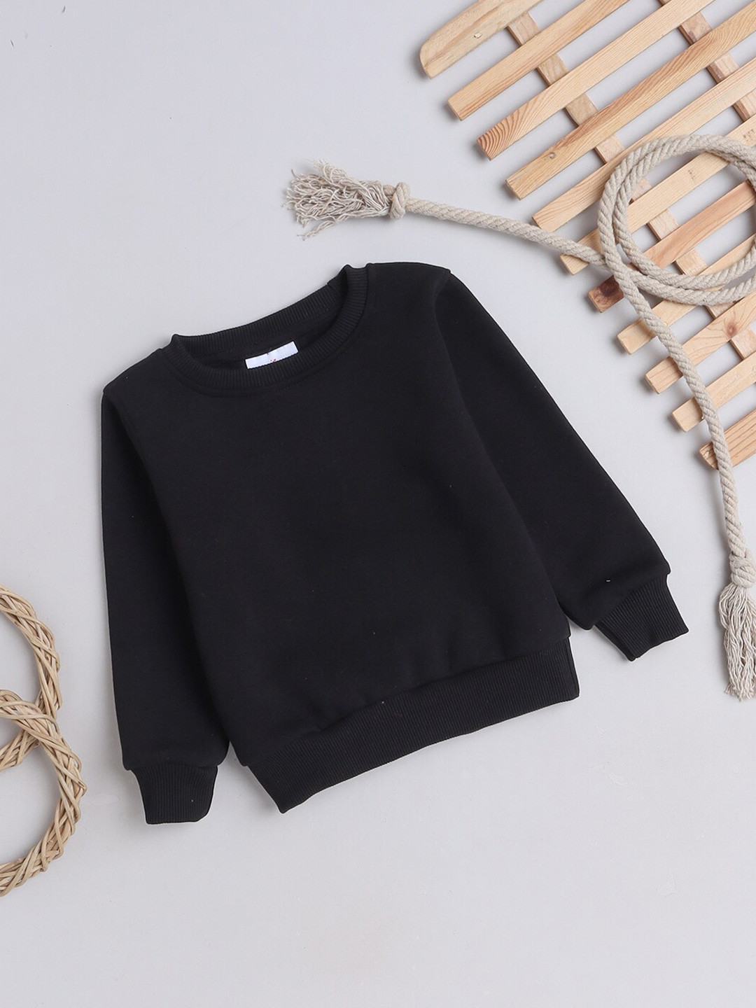 Knitting Doodles Kids Fleece Pullover Sweatshirt