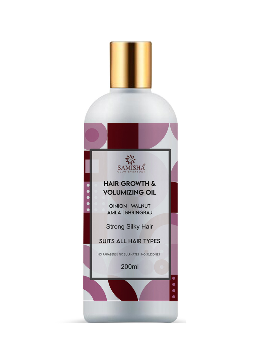 SAMISHA Red Onion Oil For Hair Growth, Strengthening & Volumizing - 200ml