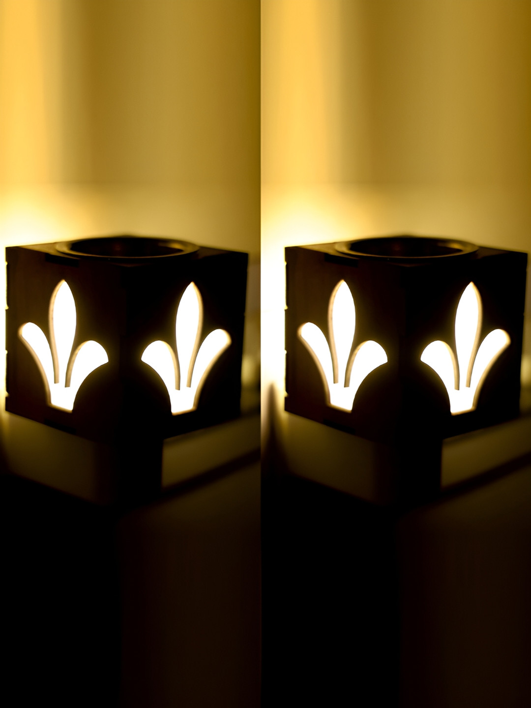 Gojeeva Brown Glass Camphor Diffuser With Switch And Lamp