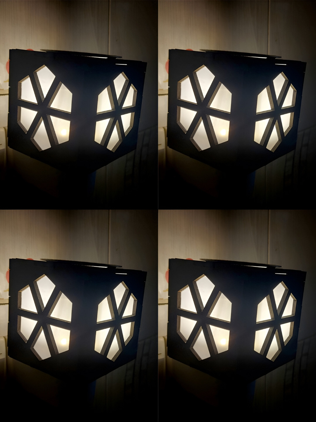 Gojeeva Brown Glass Camphor Diffuser With Switch And Lamps