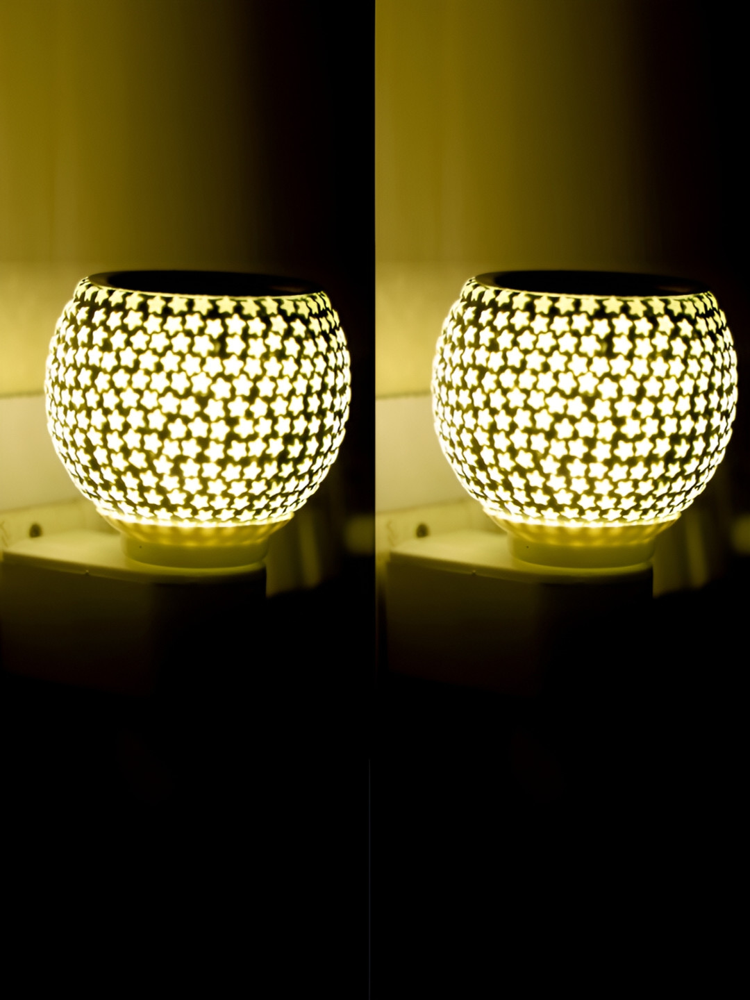 Gojeeva White Camphor Diffuser Glass With Switch