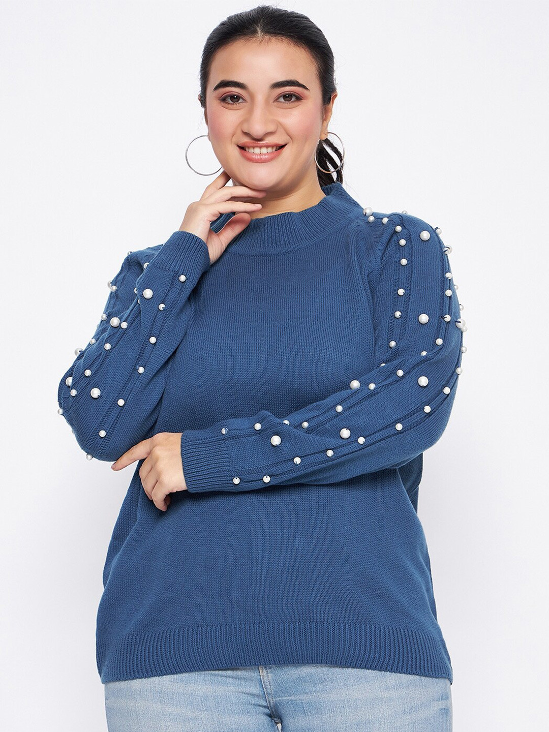 Club York Round Neck Acrylic Pullover
