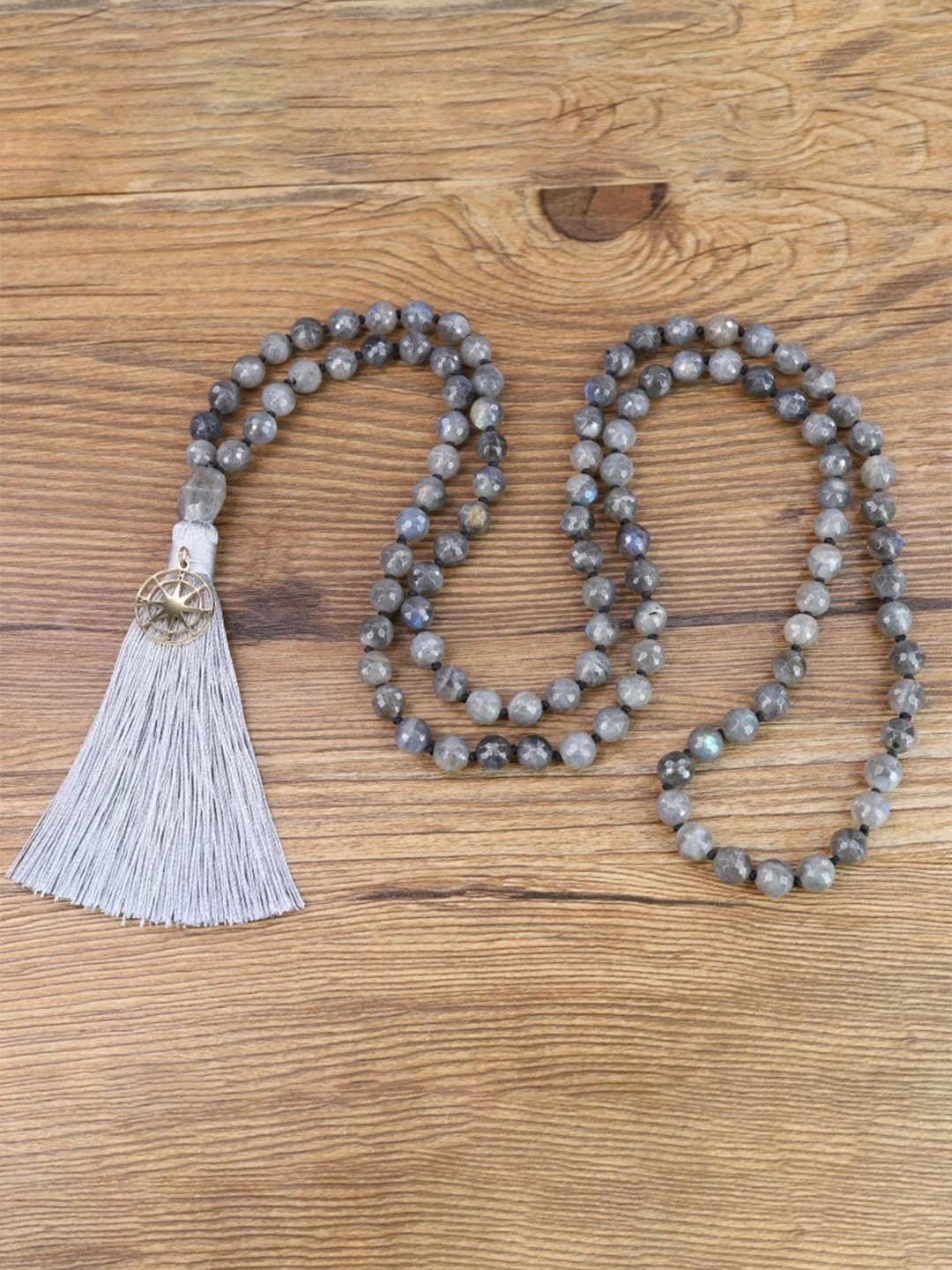 RDK Unisex Labradorite-Studded Necklace