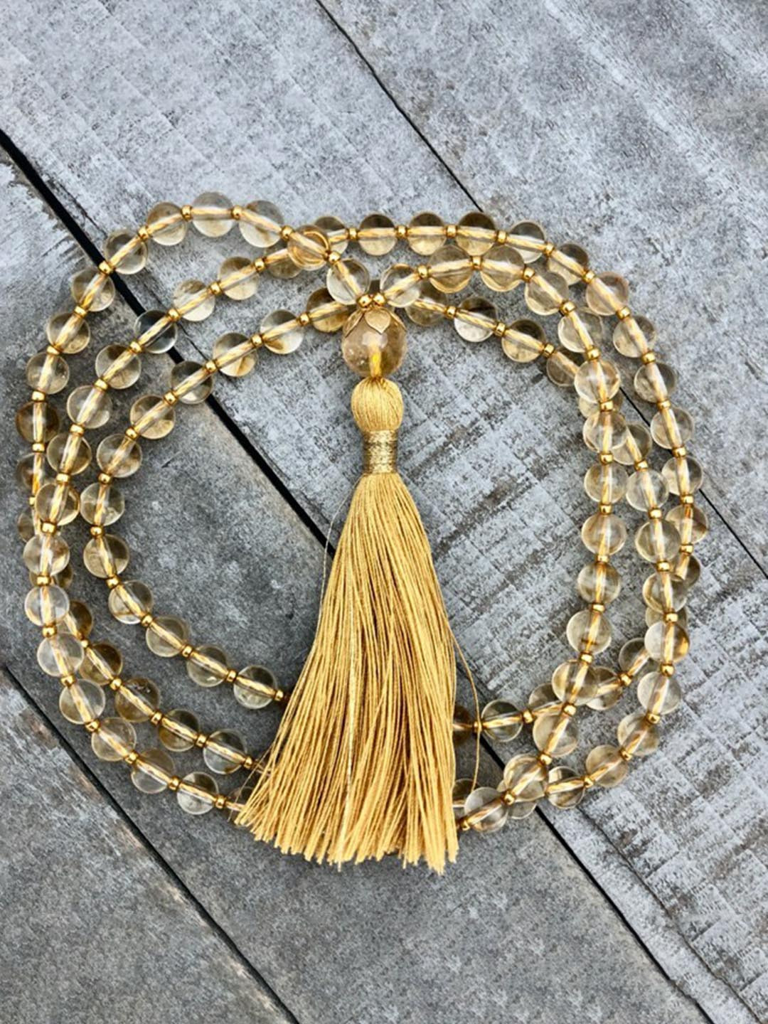 RDK Unisex Citrine AAA Rosary