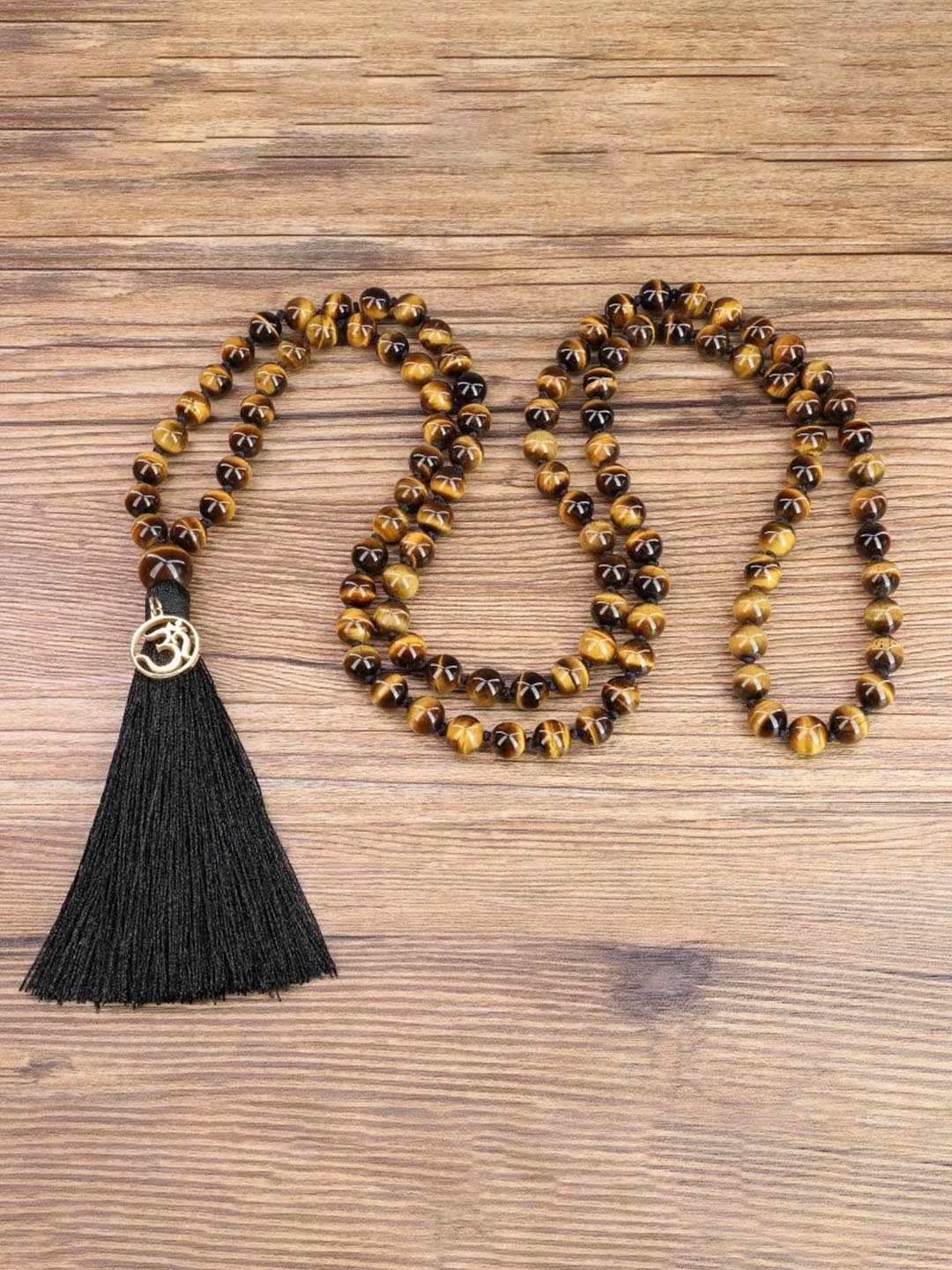 RDK Unisex Tigers Eye Beaded Chain