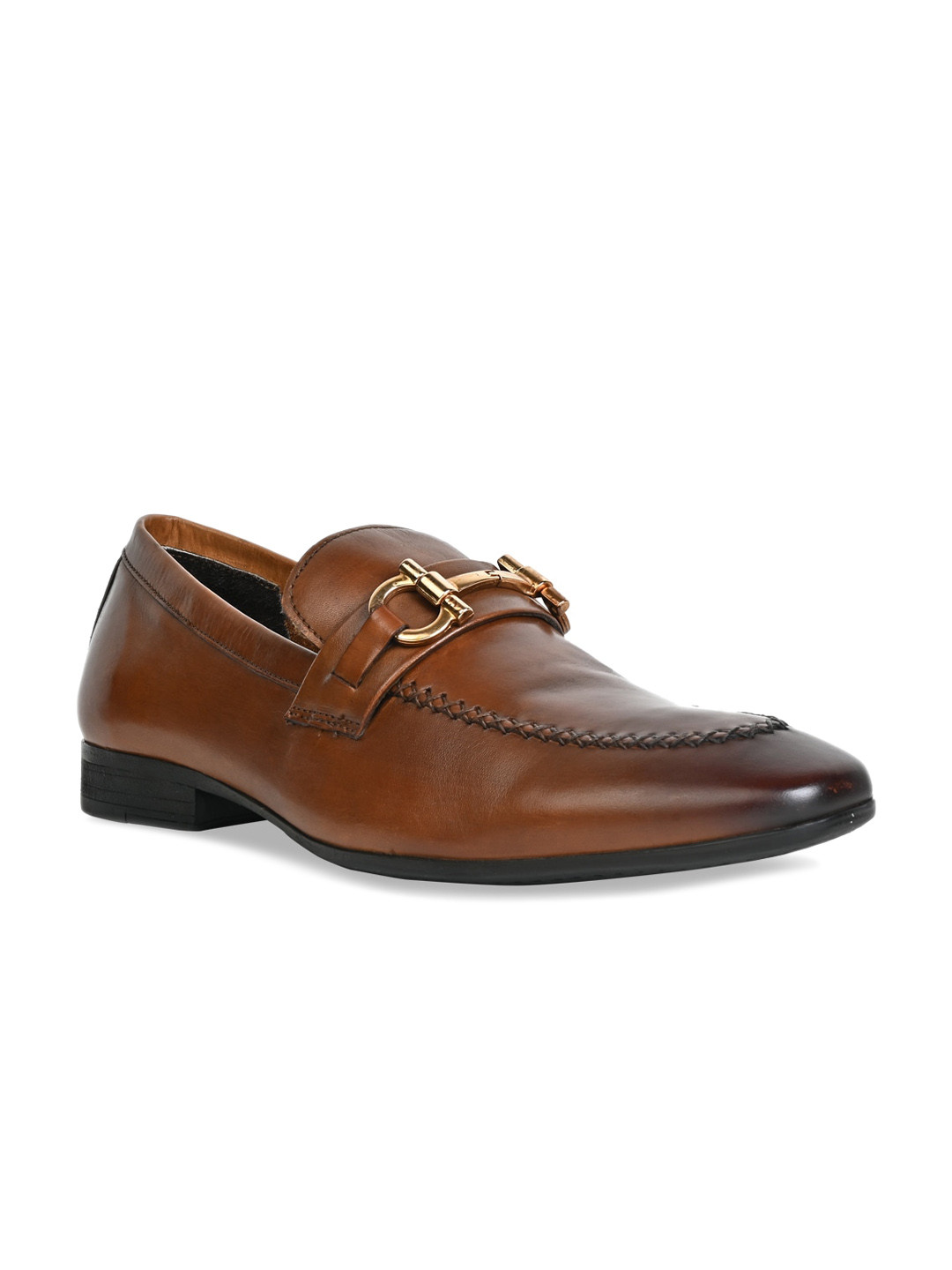 Regal Men Buckle Detail Leather Formal Loafers