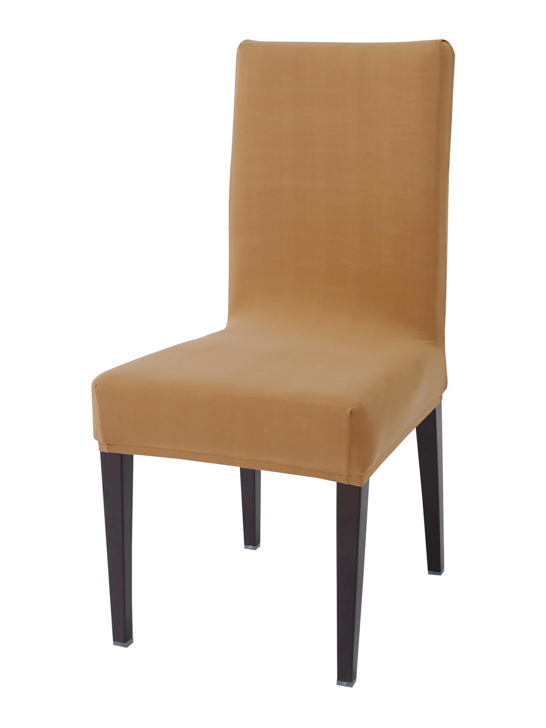 HOKIPO Camel Brown Stretchable Chair Cover