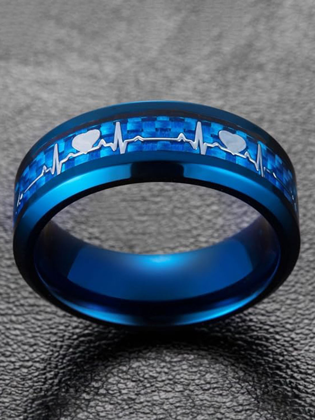 MEENAZ Men Silver-Plated Band Thumb Finger Ring