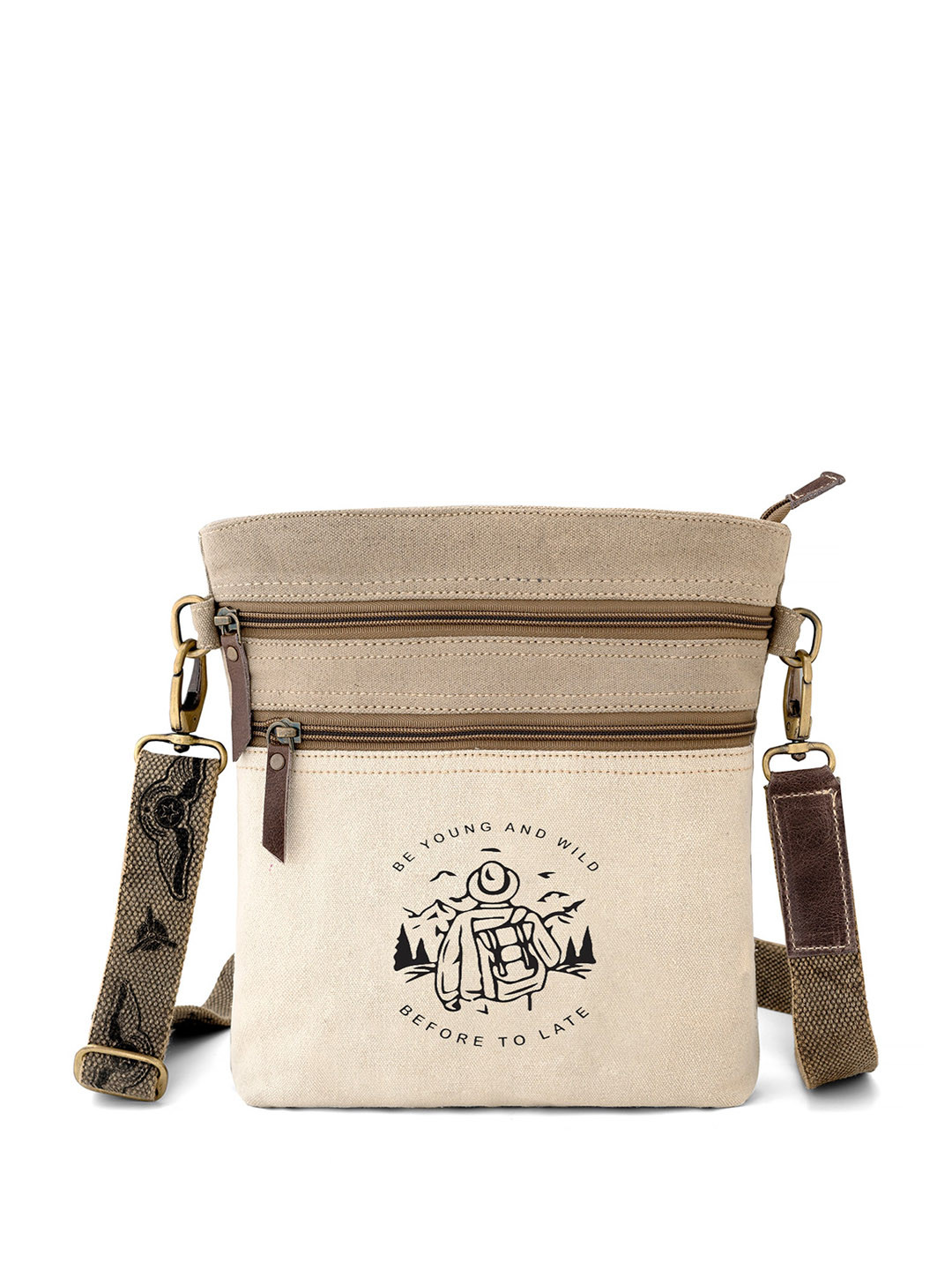 Goatter Men Printed Messenger Bag