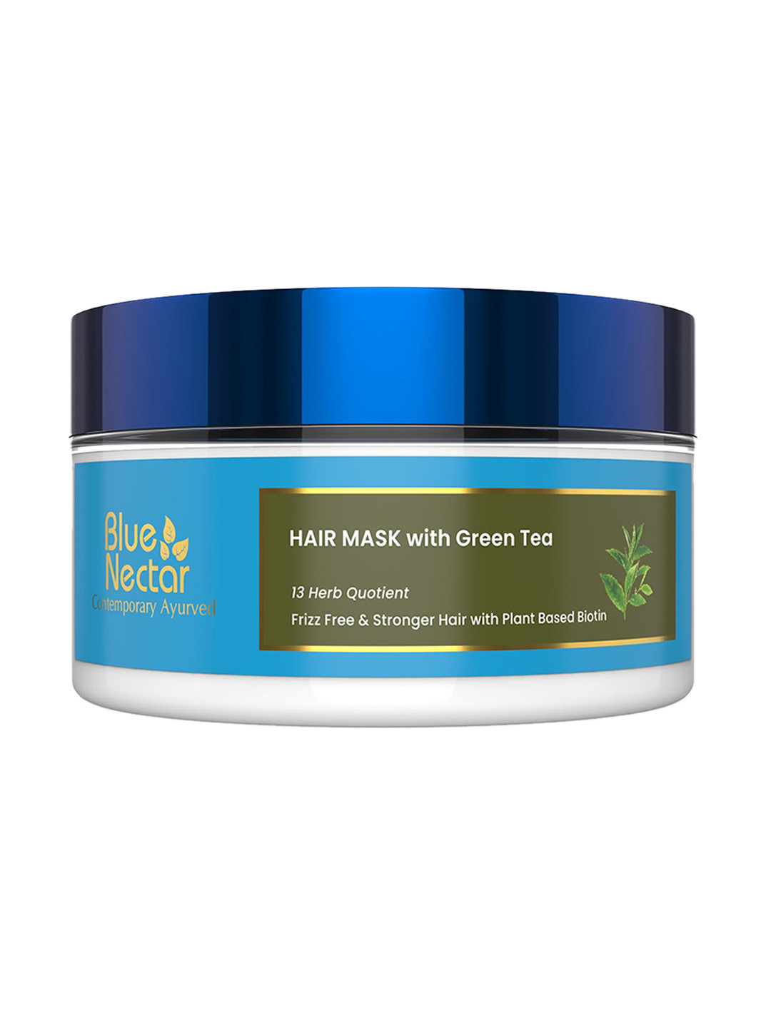 Blue Nectar Green Tea Hair Mask For Dry & Frizzy Hair - 200g