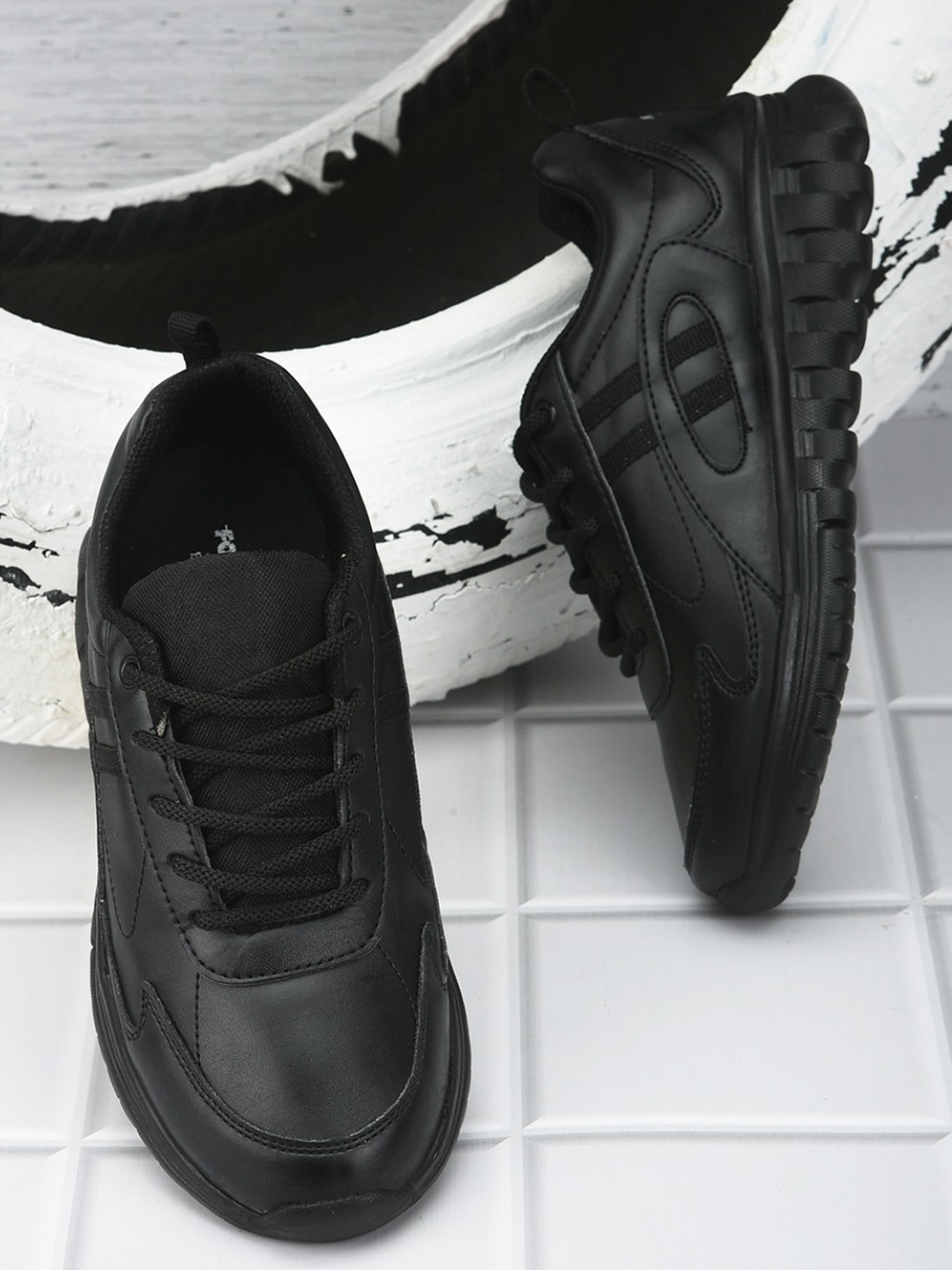 Liberty Kids Lightweight Lace-Up School Sneakers