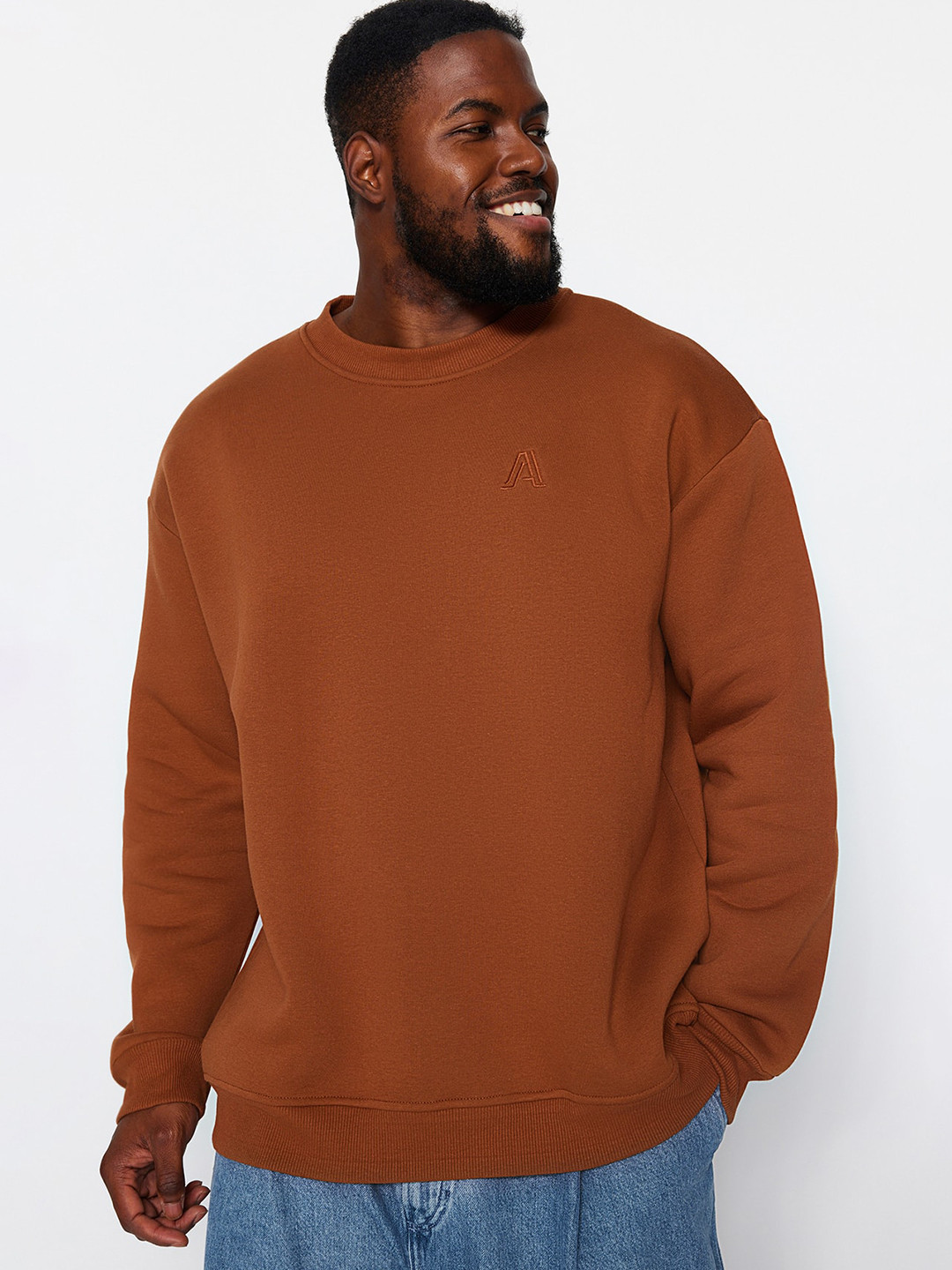 Trendyol Plus Size Pullover Sweatshirt