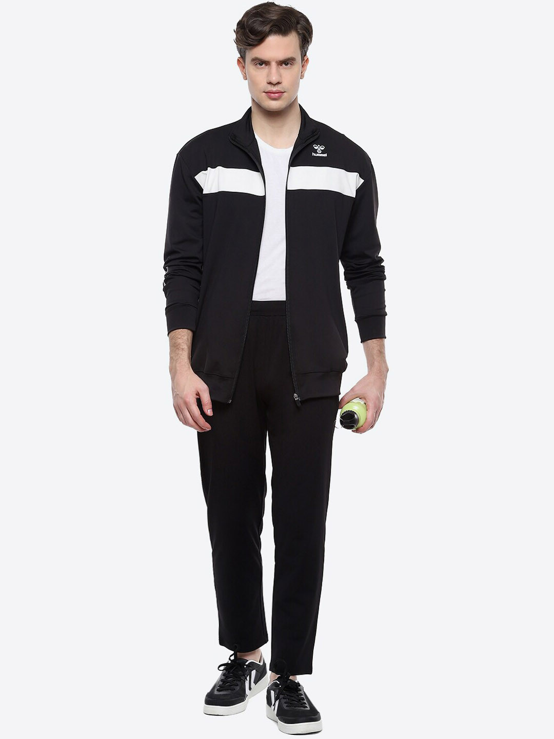 hummel Colorblocked Stand-Collar Tracksuit