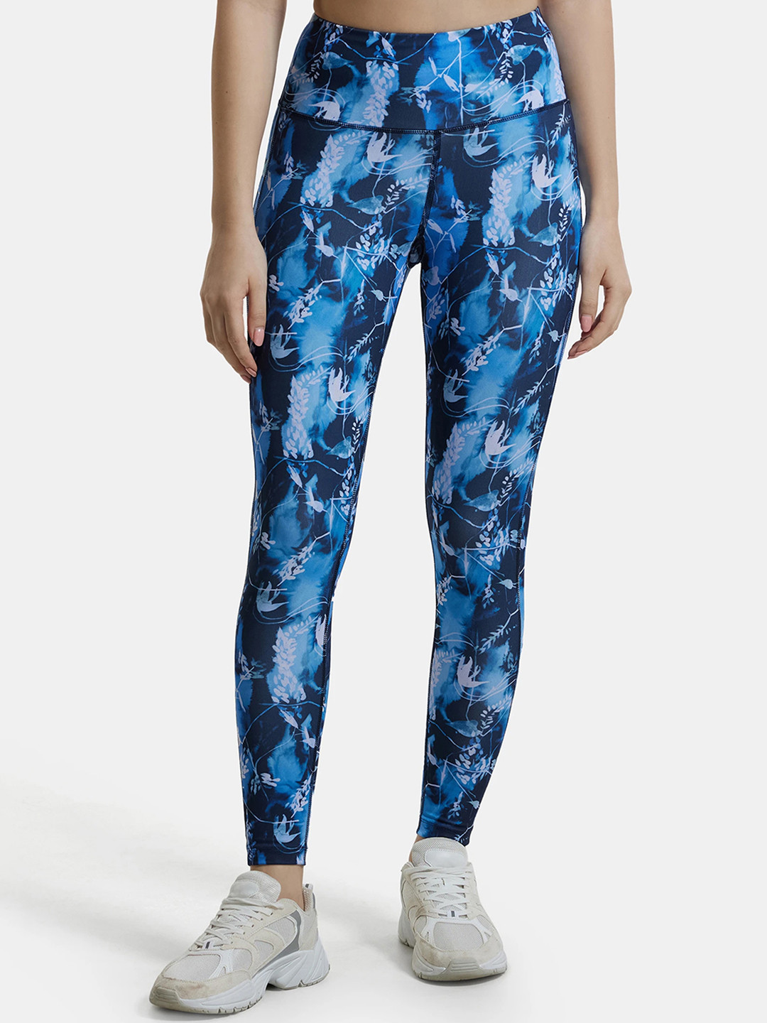 Jockey Microfiber Stretch Performance Ankle Length Legging with Broad Waistband-MW68