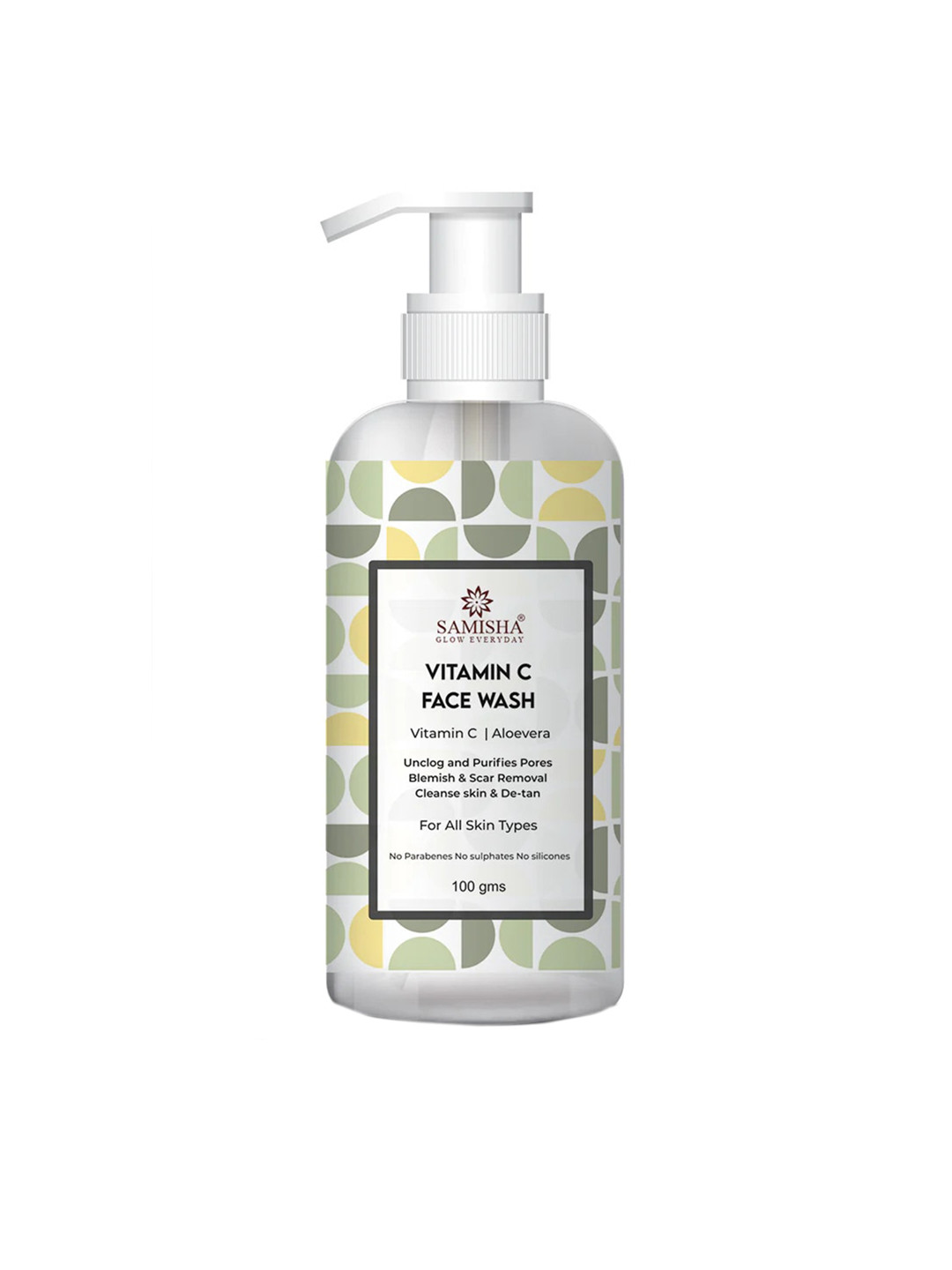 SAMISHA Vitamin C Face Wash with Aloevera - 100 g