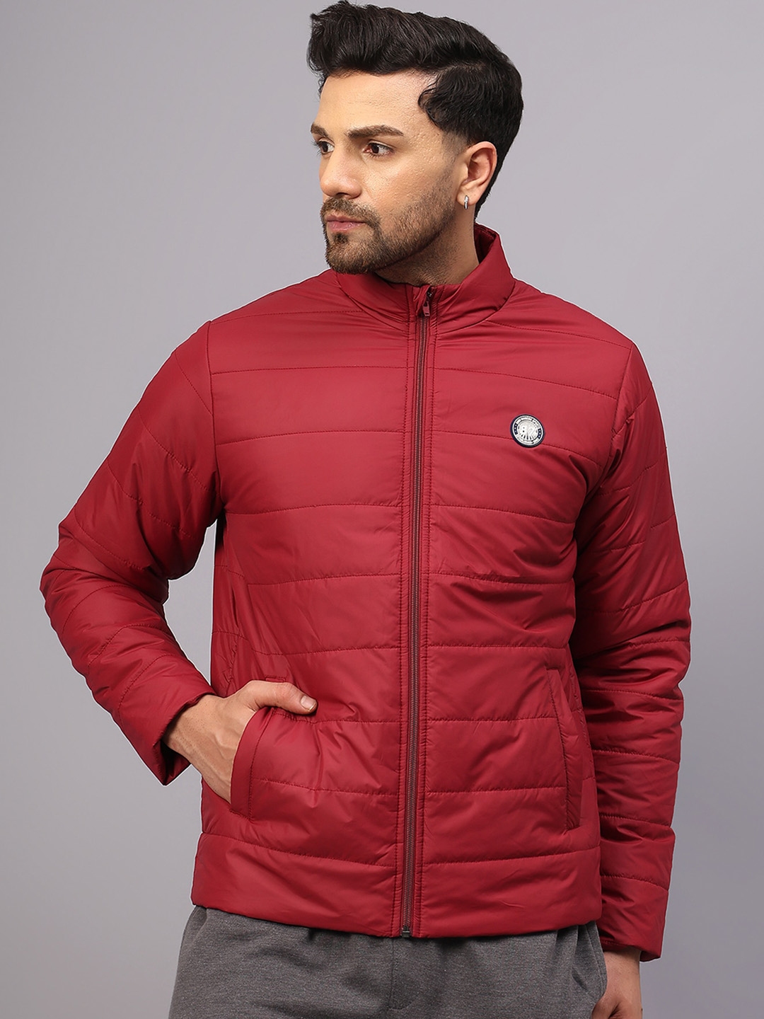 Buy Shiv Naresh Mock Collar Lightweight Padded Jacket Jackets for Men 26235936 Myntra