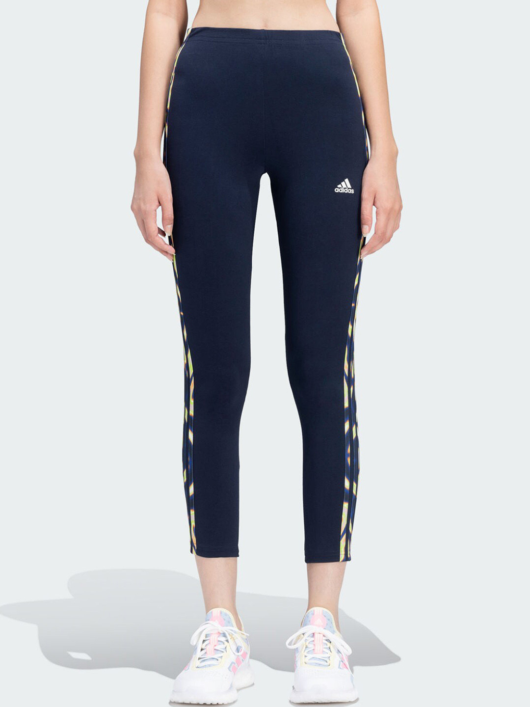 ADIDAS Vibaop 3s Leg Women Printed Cropped Gym Tights