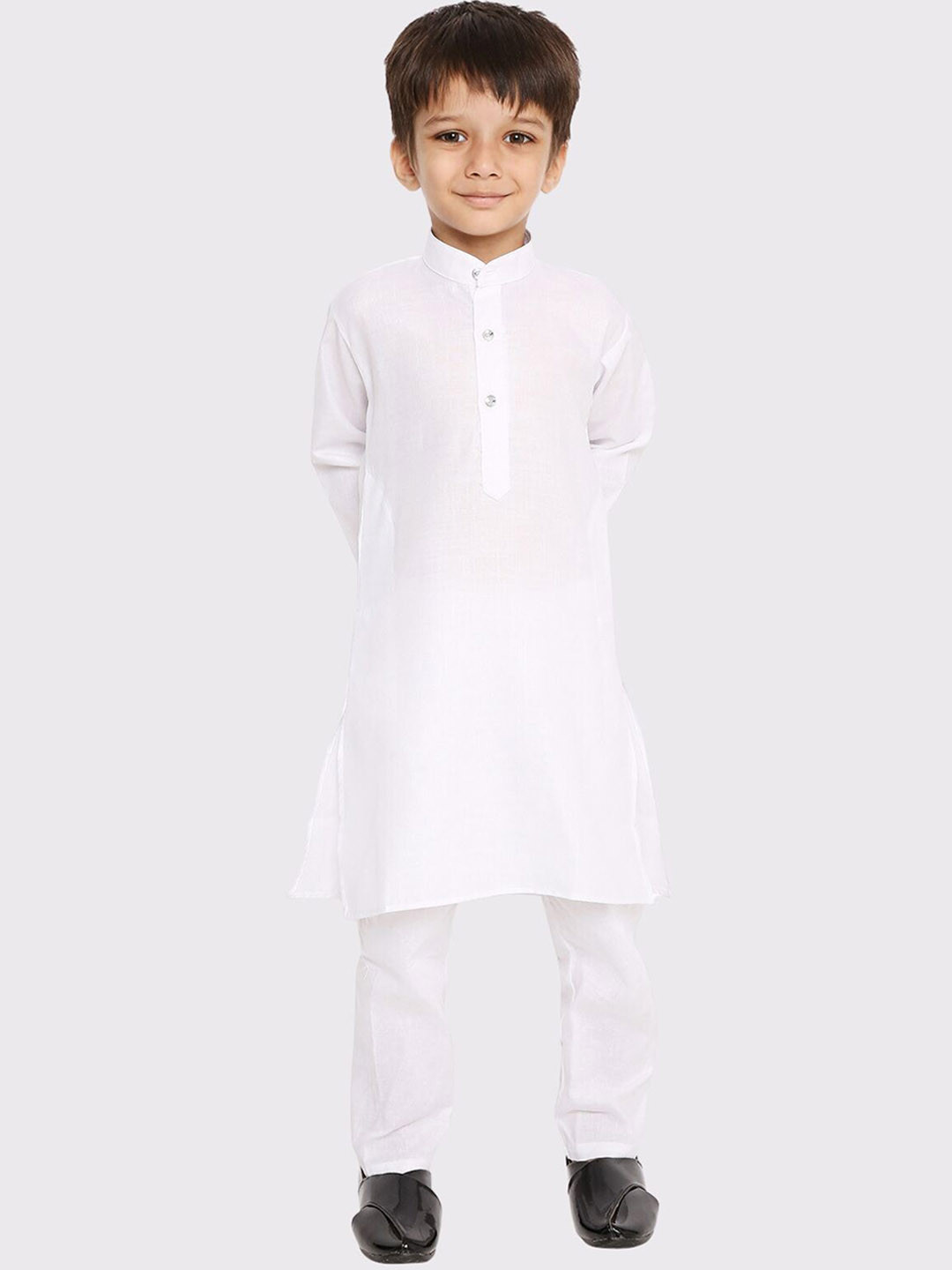 Maharaja Boys Mandarin Collar Regular Kurta with Pyjamas