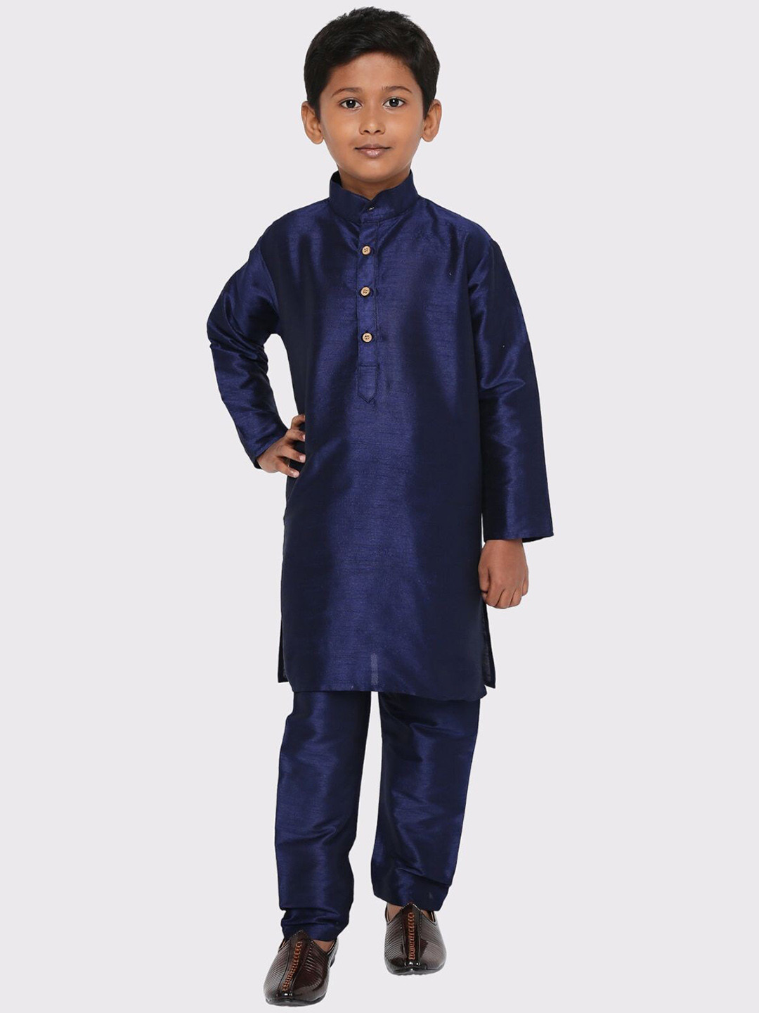 Maharaja Boys Dupion Silk Kurta & Pyjamas