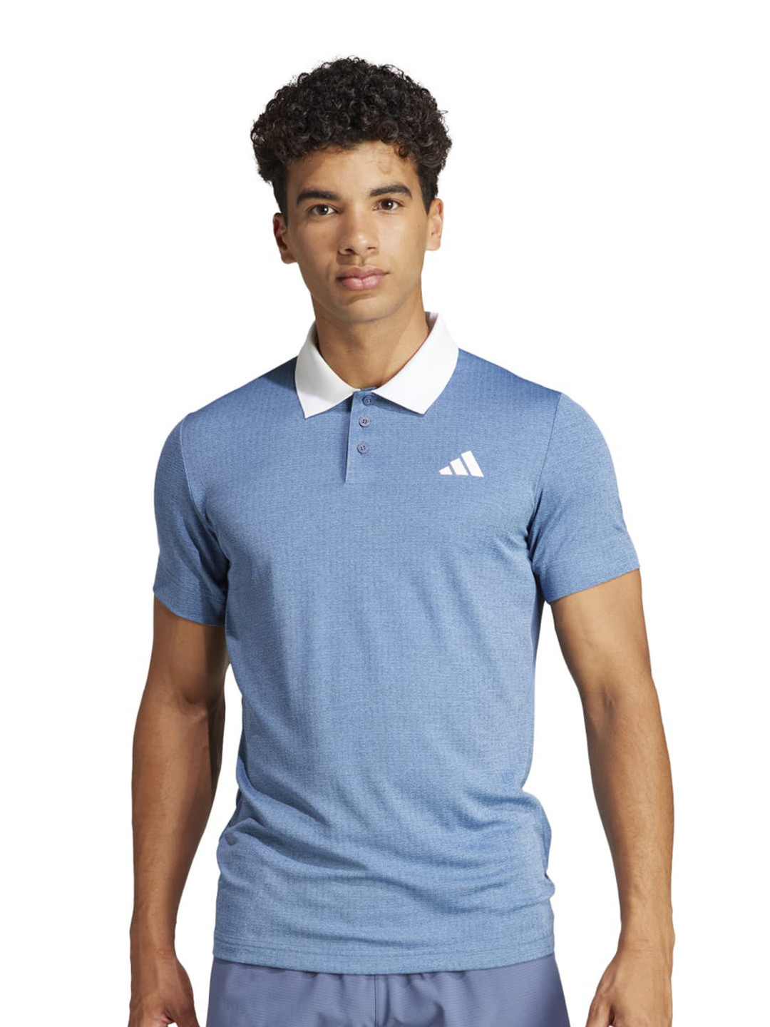 ADIDAS T FREELIFT Polo Collar Short Sleeves T-shirt