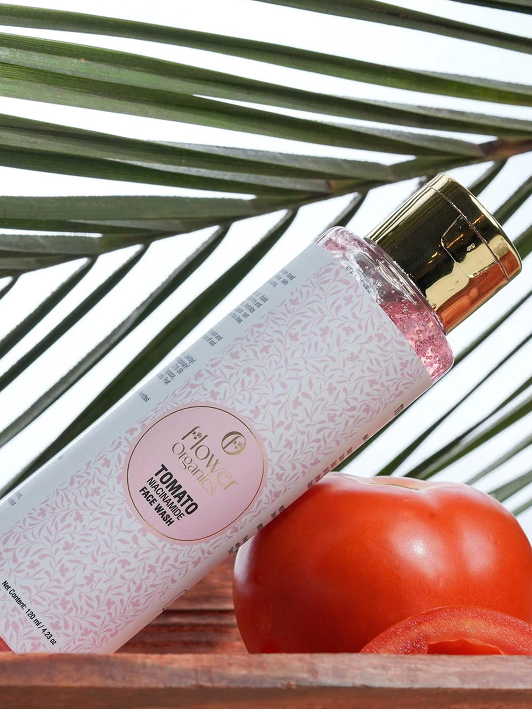 Flower Organics Tomato & Niacinamide Face Wash - 120 ml