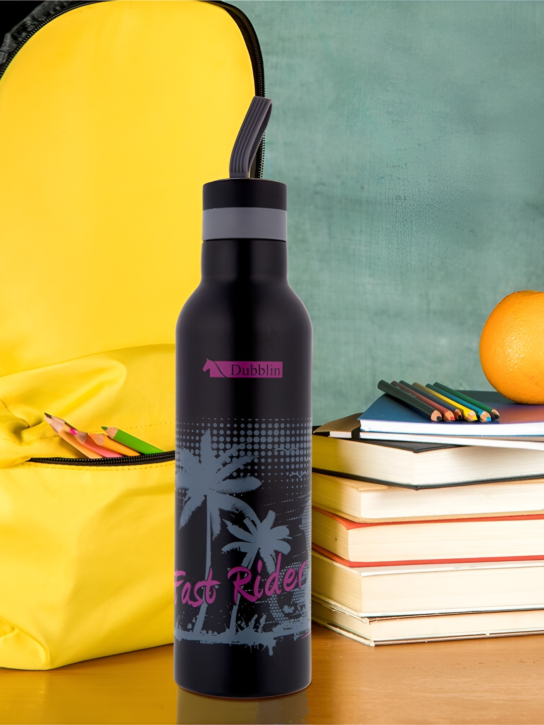 Dubblin Champ Pink Stainless Steel Double Wall Insulated Water Bottle 750 ml