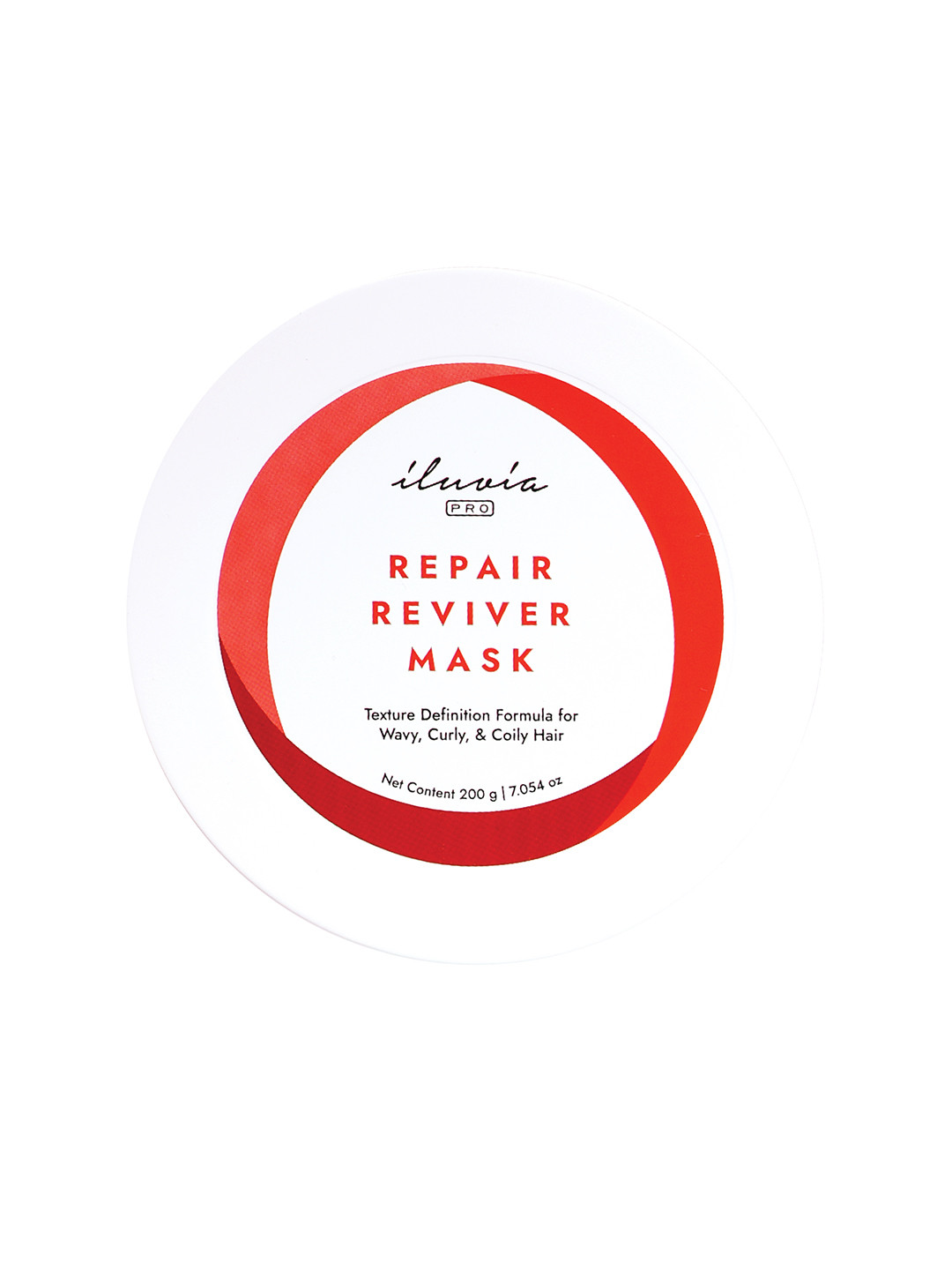 iluvia Professional Repair Reviver Mask For Wavy & Curly Hair - 200g