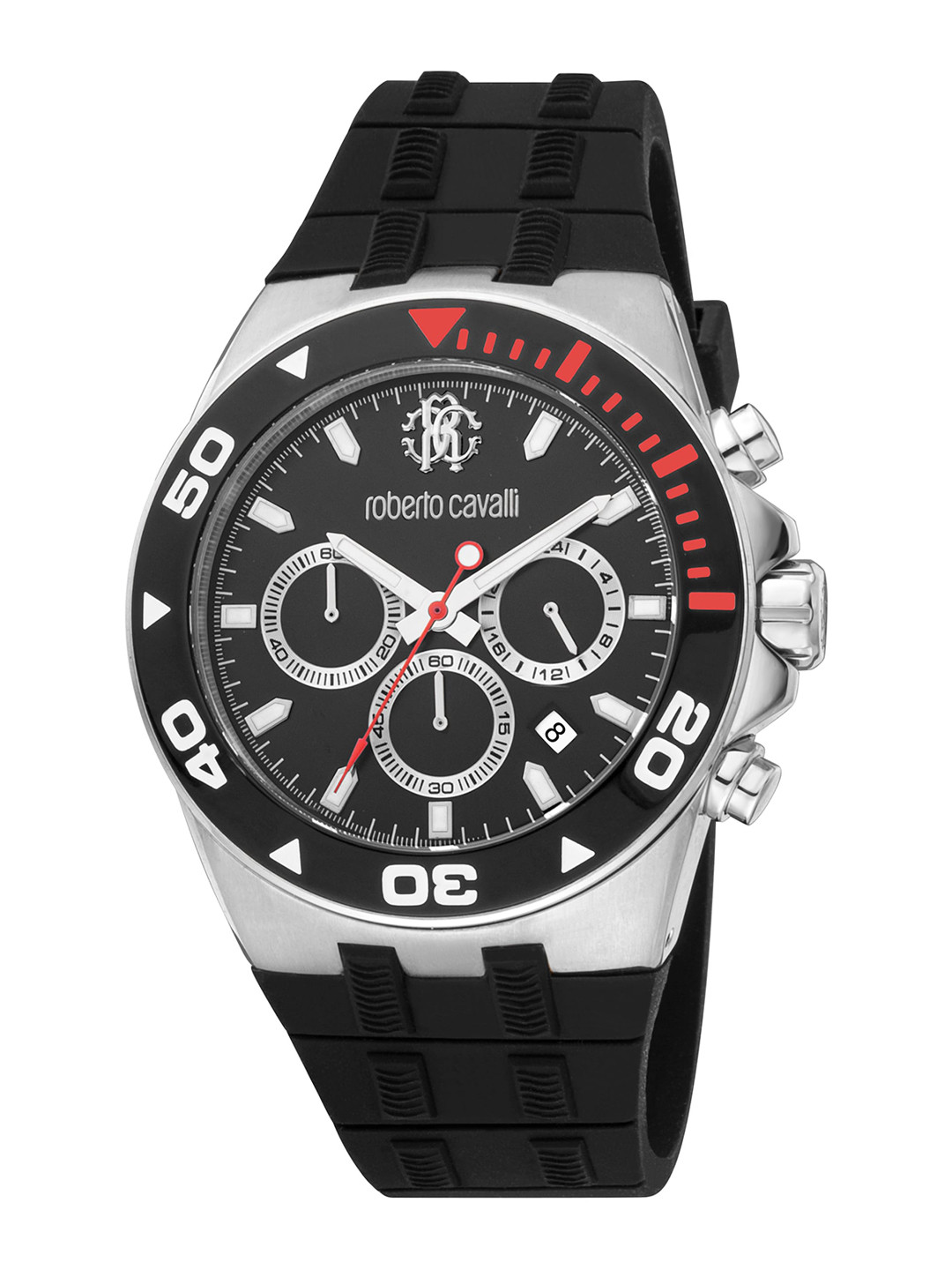 Roberto Cavalli Men Straps Chronograph Analogue Watch RC5G016P0015