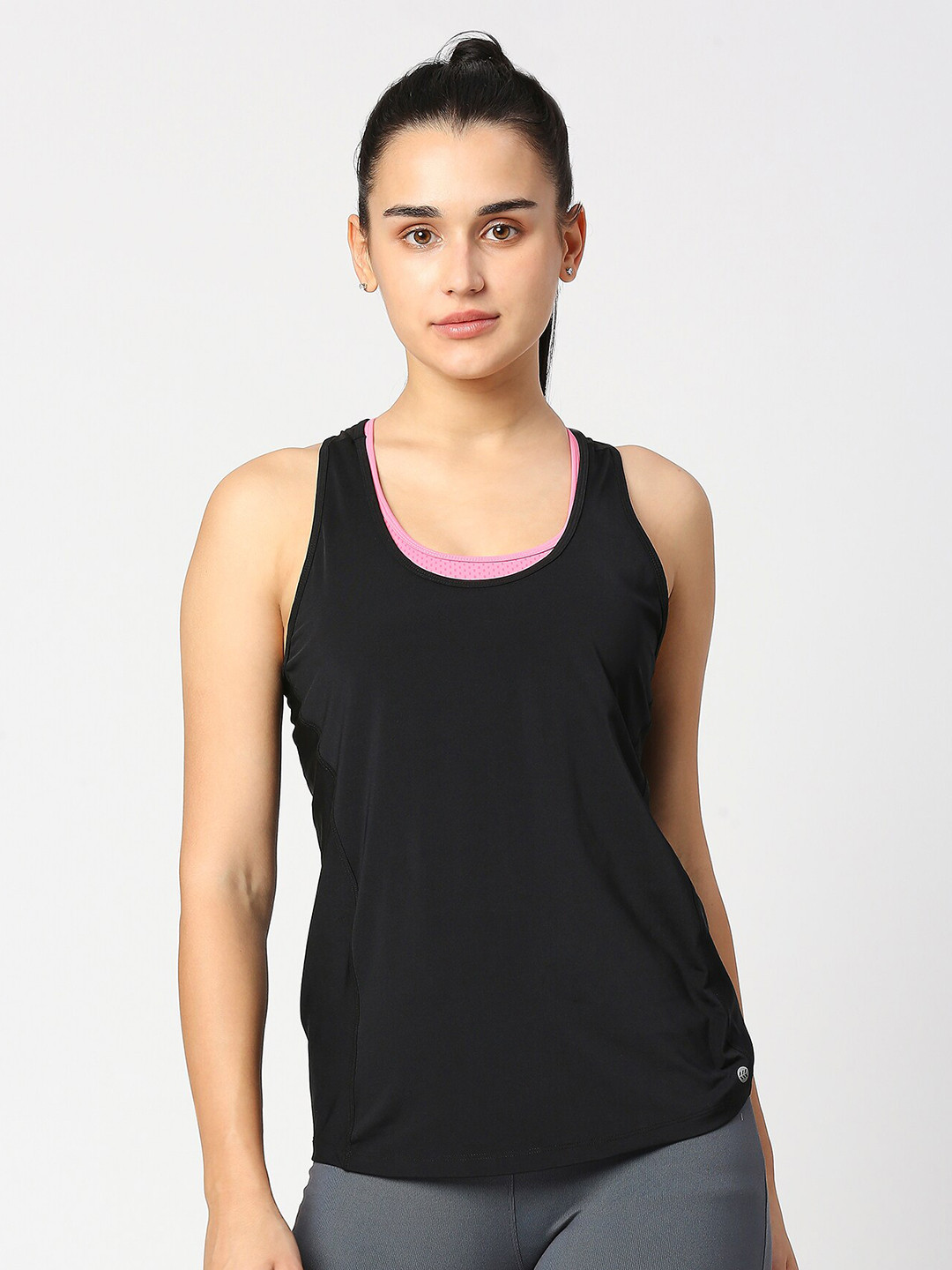 LAASA  SPORTS Scoop Neck Sleeveless Tank Top