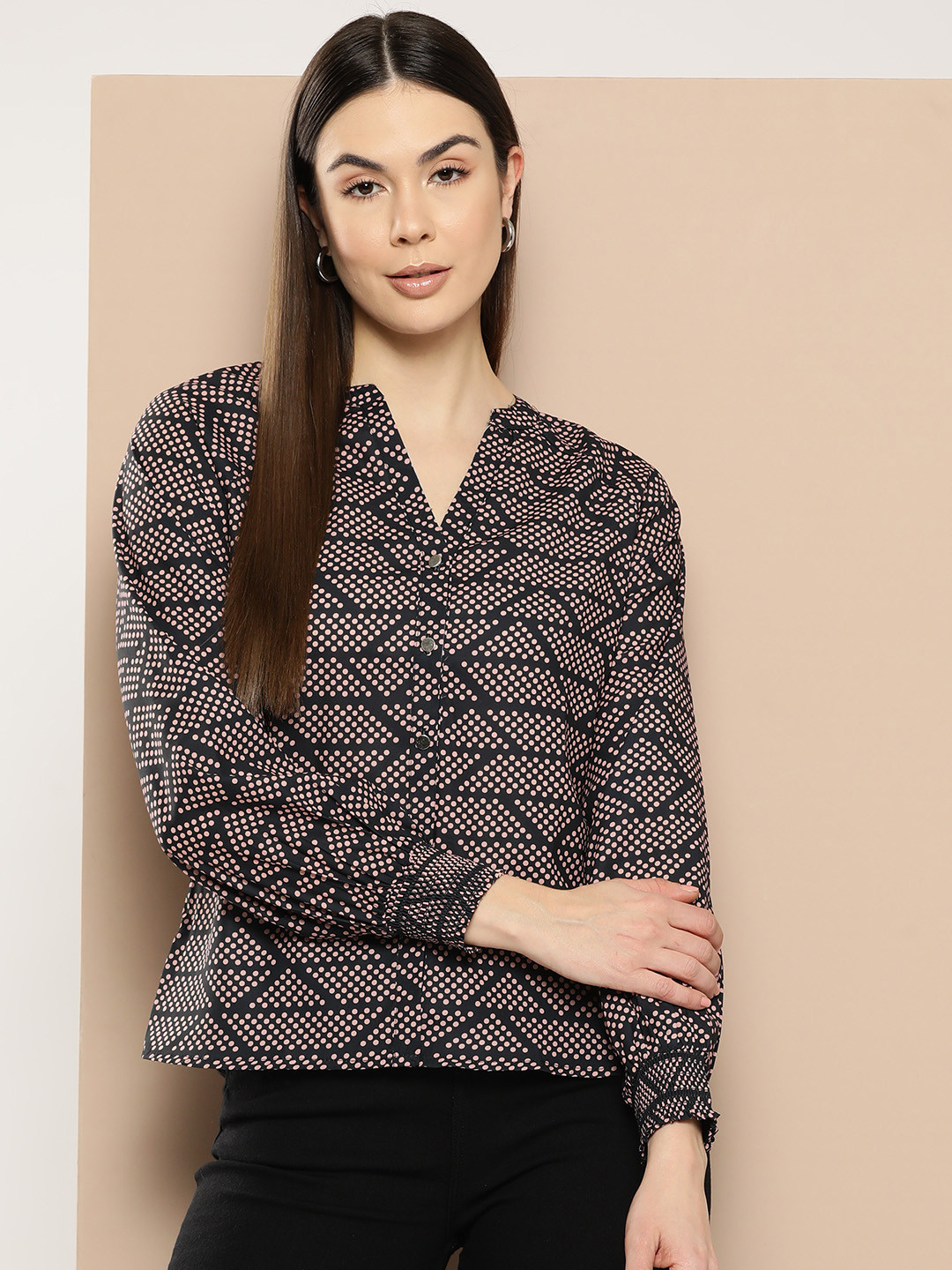 Chemistry Printed Smart Casual Shirt