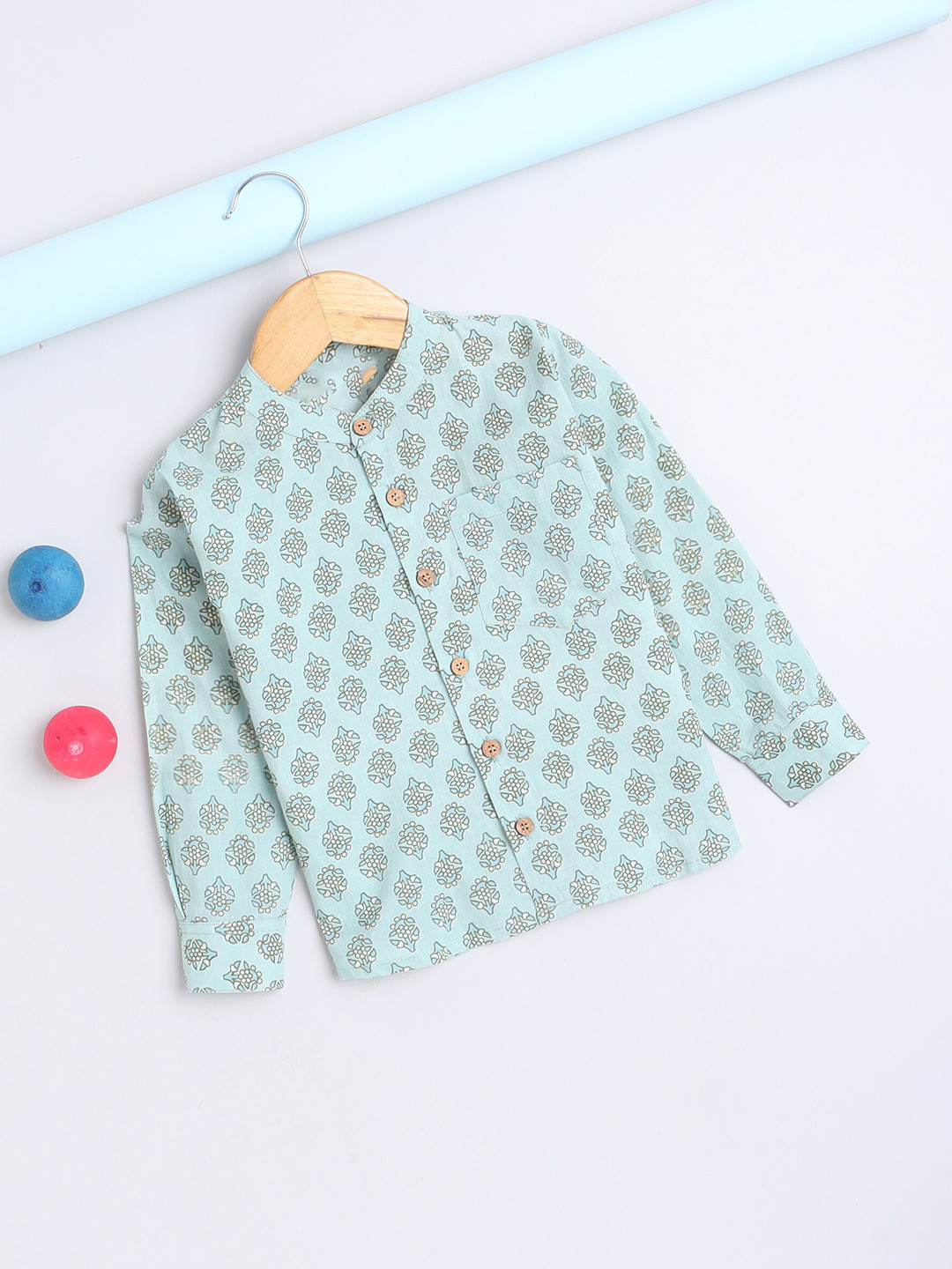 The Magic Wand Boys Printed Cotton Classic Shirt