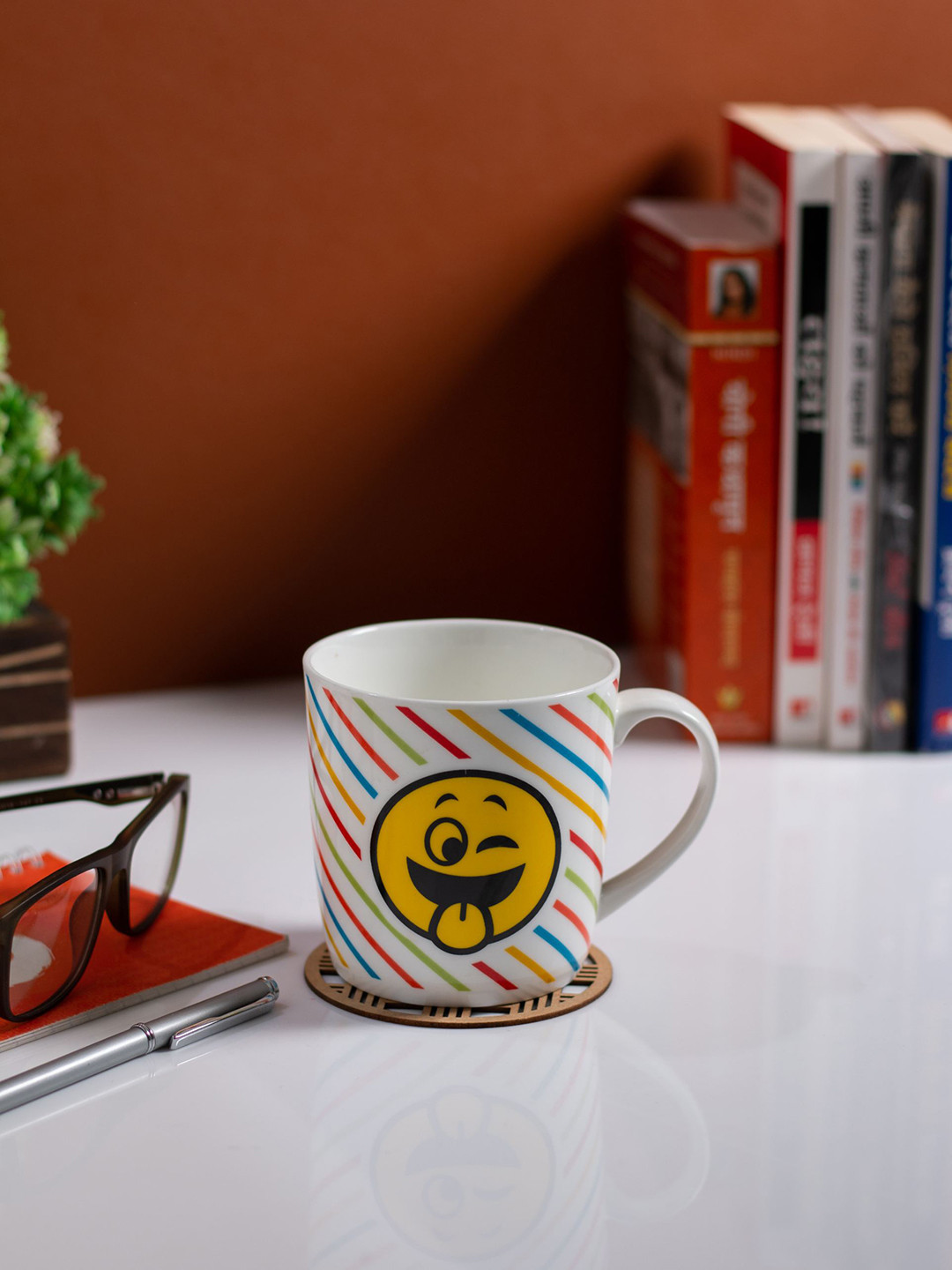 JCPL Angels Do Exist I Call Her My Mom White Conversational Ceramic Microwave Safe 2 Piece Mugs-350ml