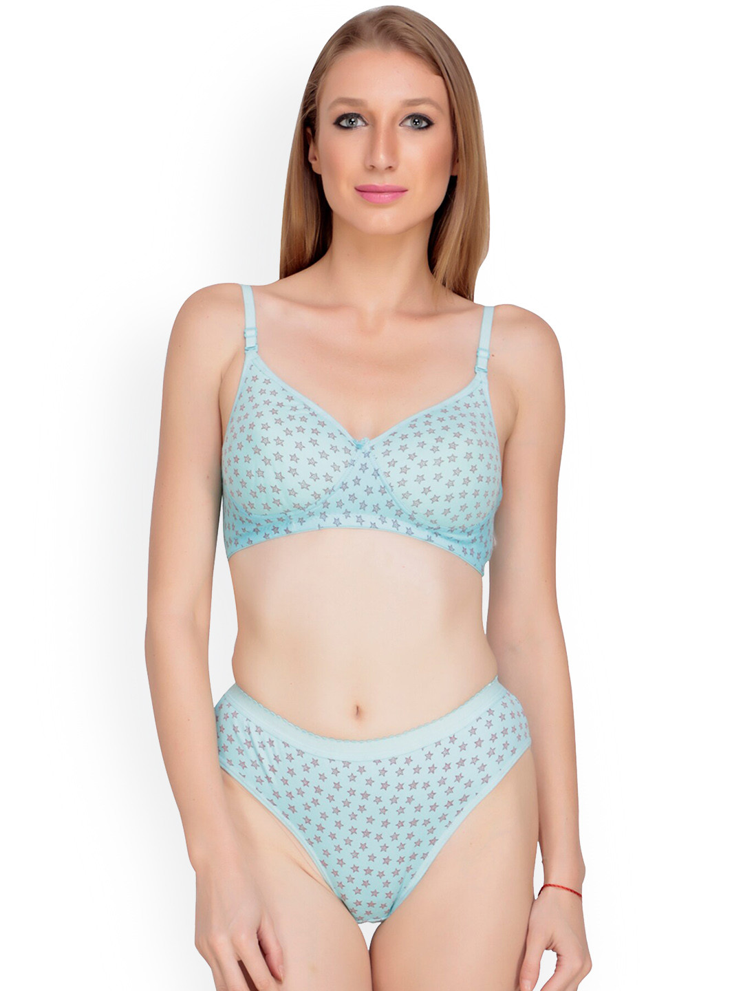 Liigne Printed Padded Lingerie Set VC0172